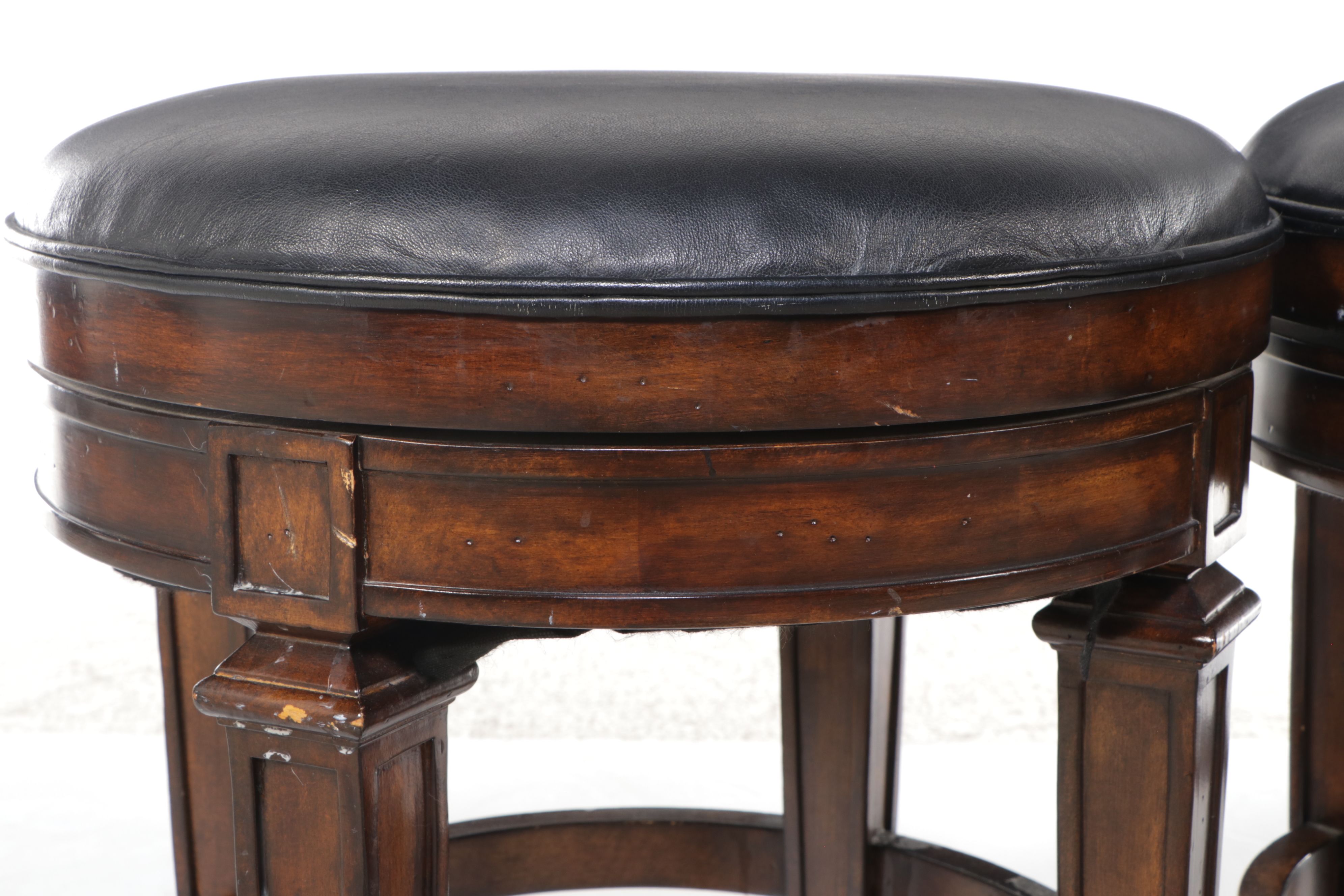 Pair of Frontgate Contemporary Barstools