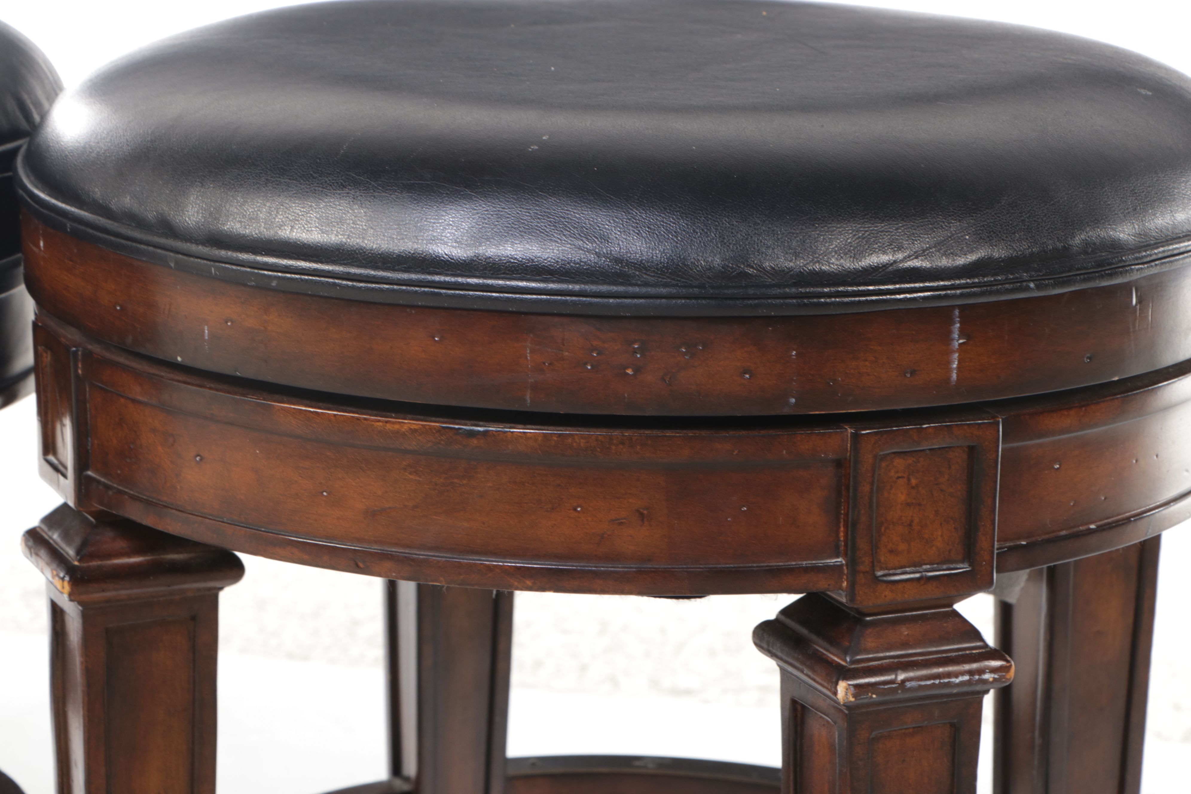 Pair of Frontgate Contemporary Barstools