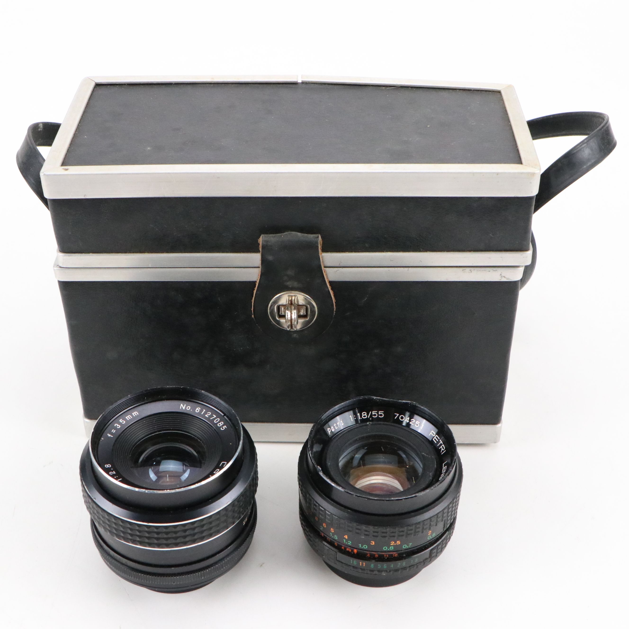 Petri 55mm and Carenar 35mm SLR Lenses, 20th Century