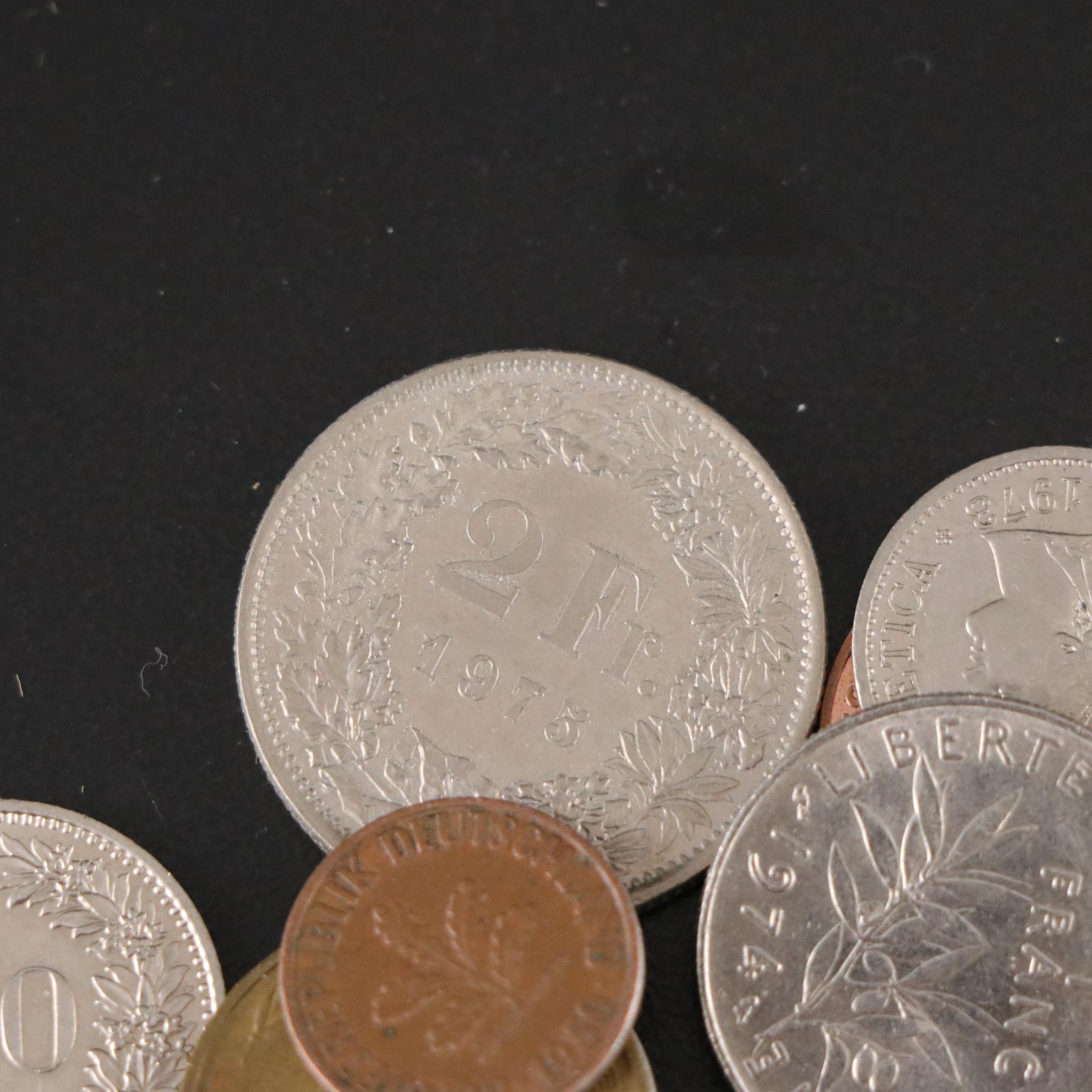 European Coins and Currency, Mid to Late 20th Century