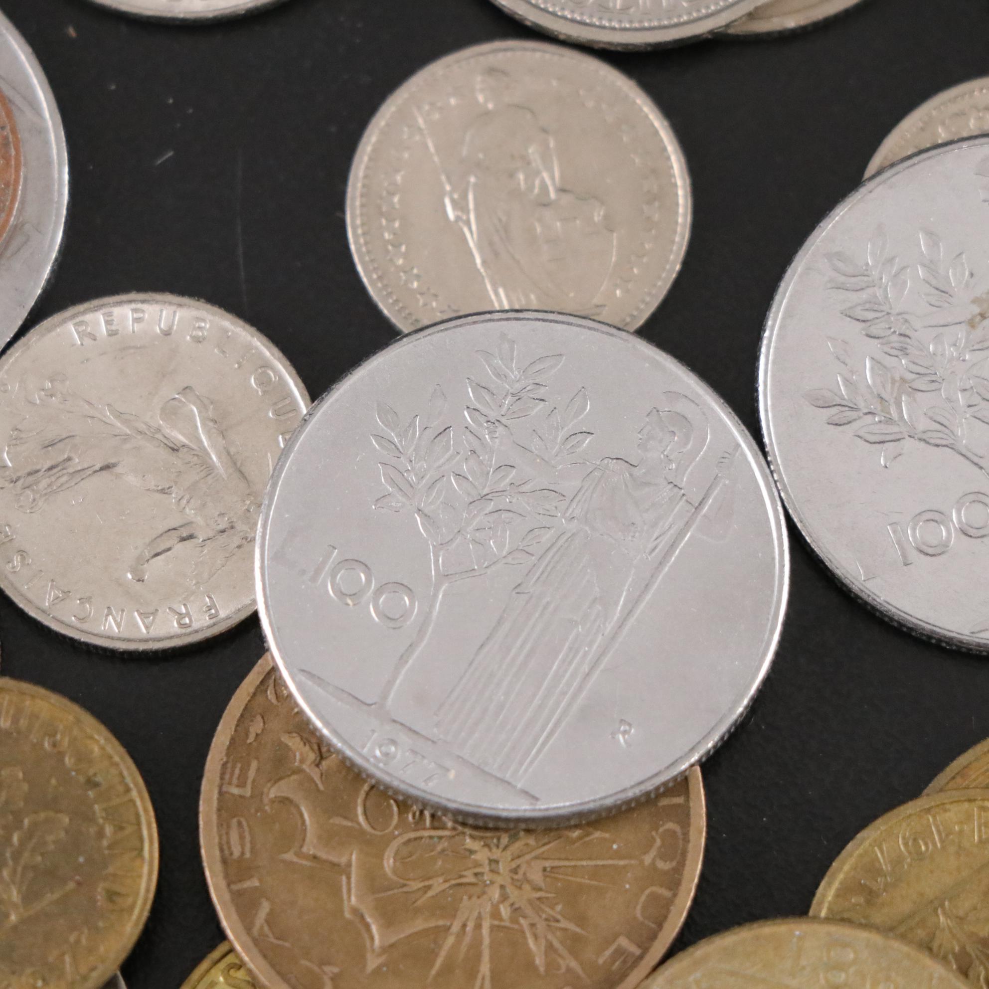 European Coins and Currency, Mid to Late 20th Century