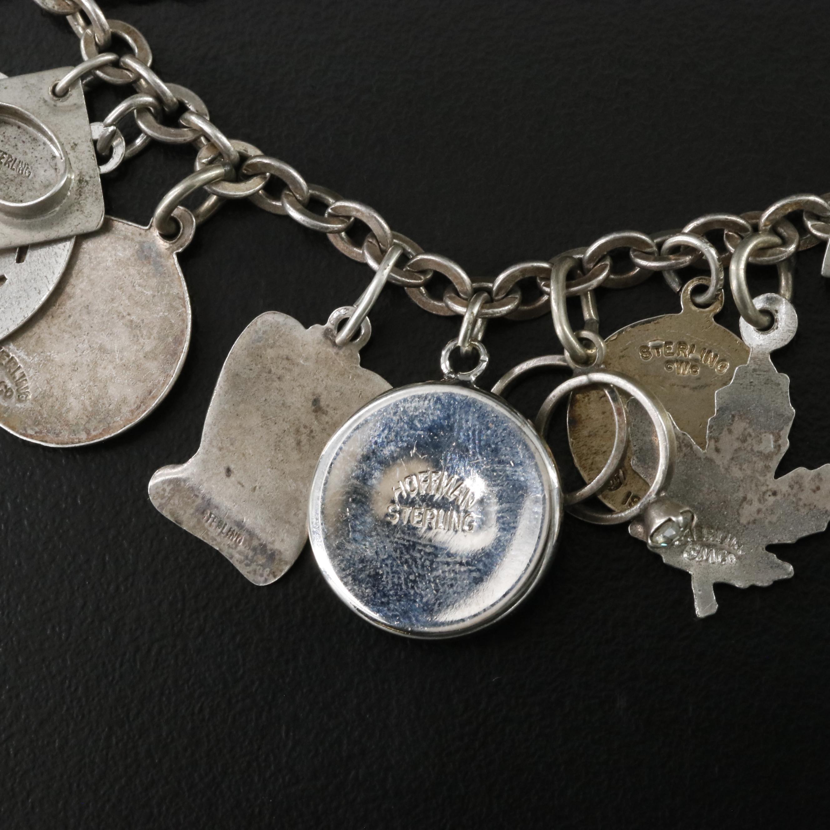 Vintage Sterling Charm Bracelet