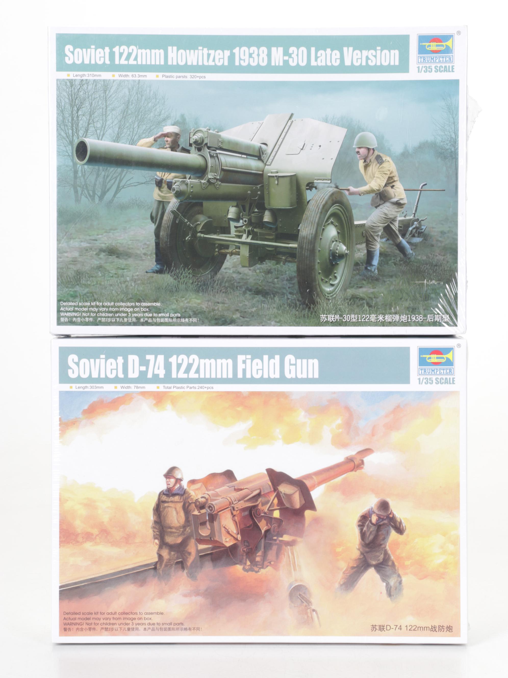 Trumpeter 1:35 Scale Models of Soviet Era Military Equipment