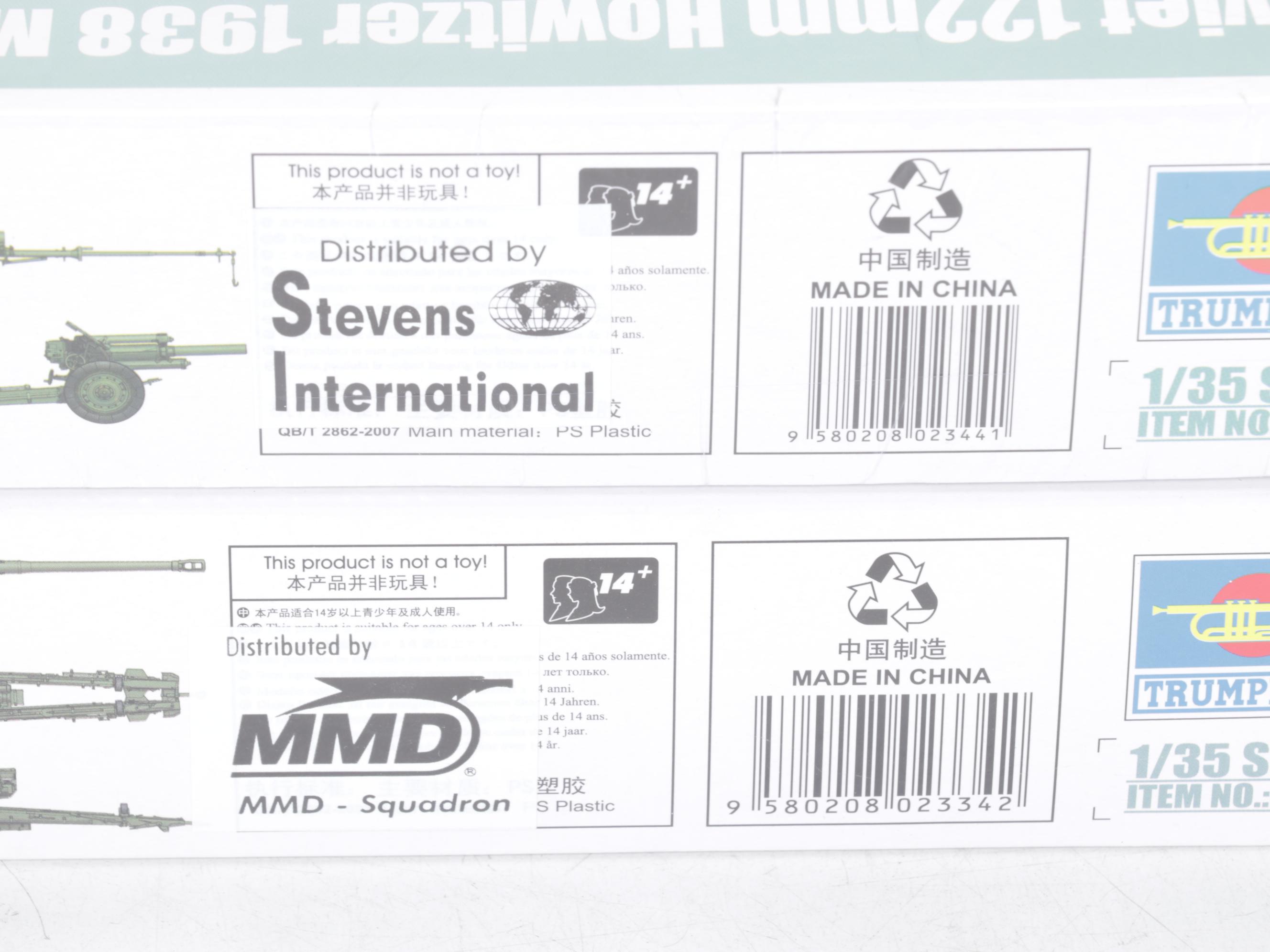 Trumpeter 1:35 Scale Models of Soviet Era Military Equipment