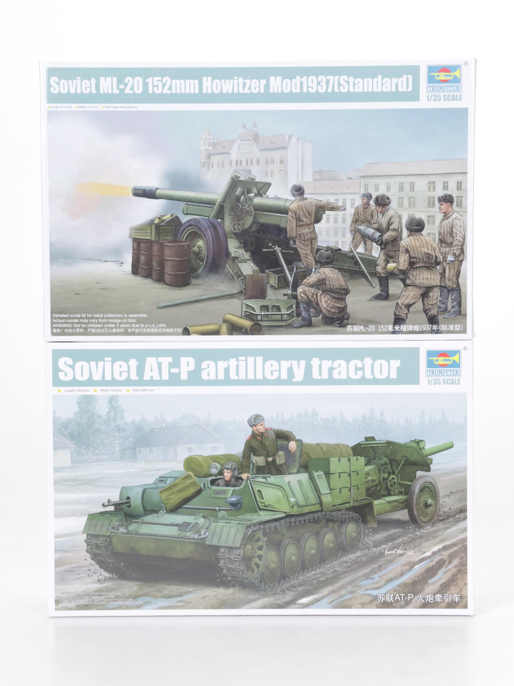 Trumpeter 1:35 Scale Models of Soviet Era Military Equipment