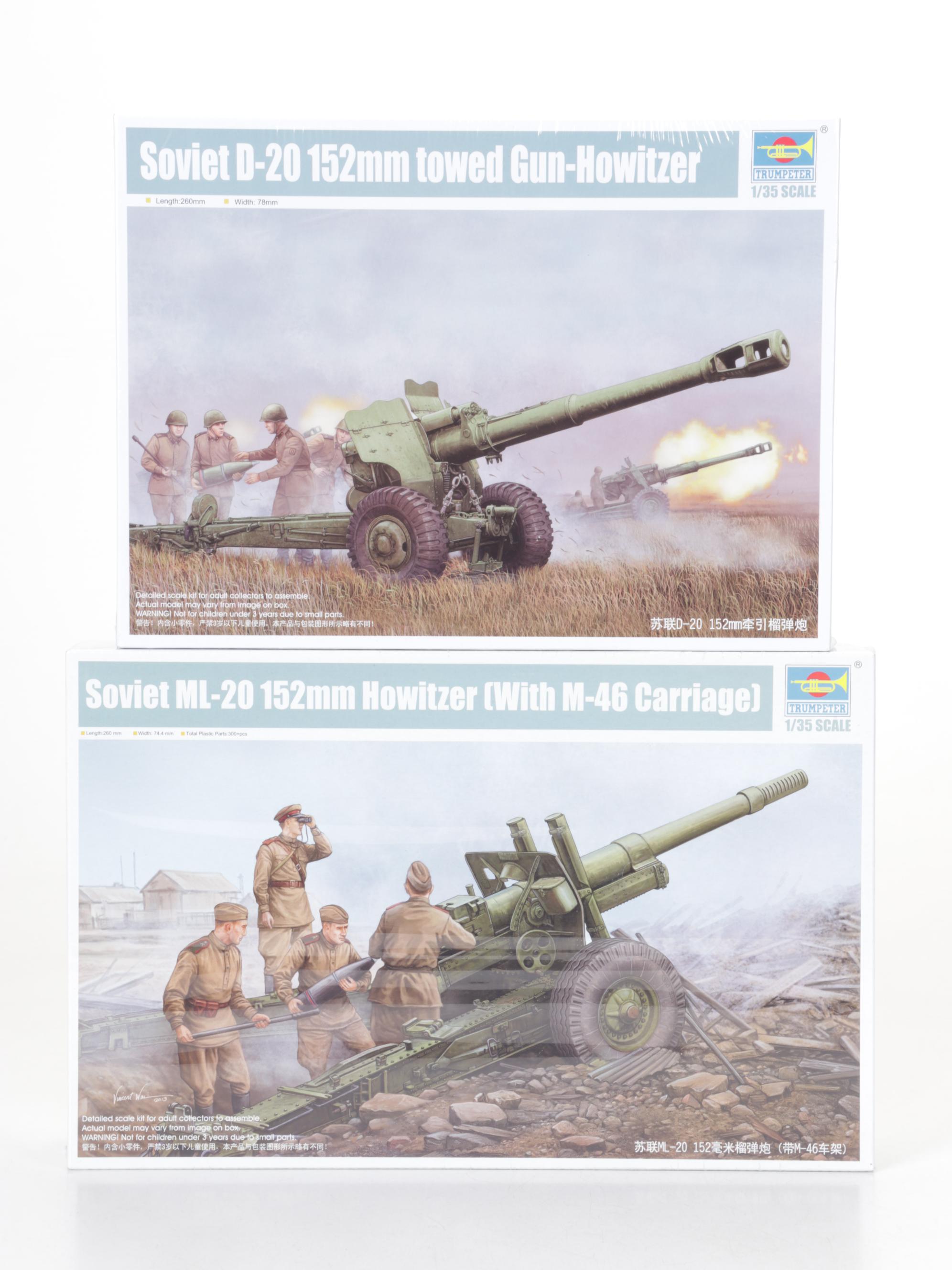 Trumpeter 1:35 Scale Models of Soviet Era Military Equipment