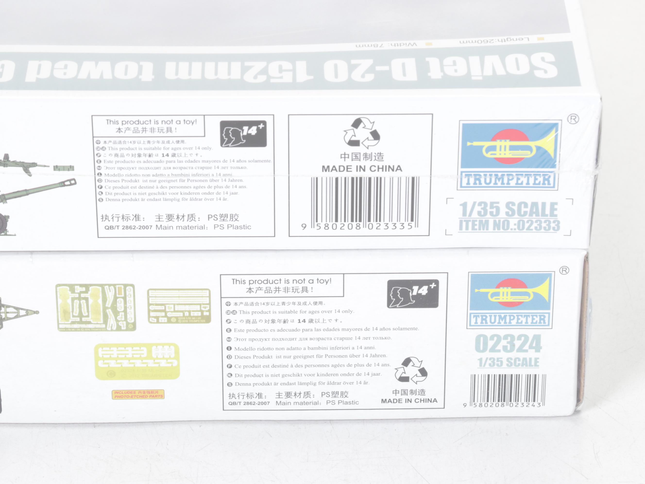 Trumpeter 1:35 Scale Models of Soviet Era Military Equipment