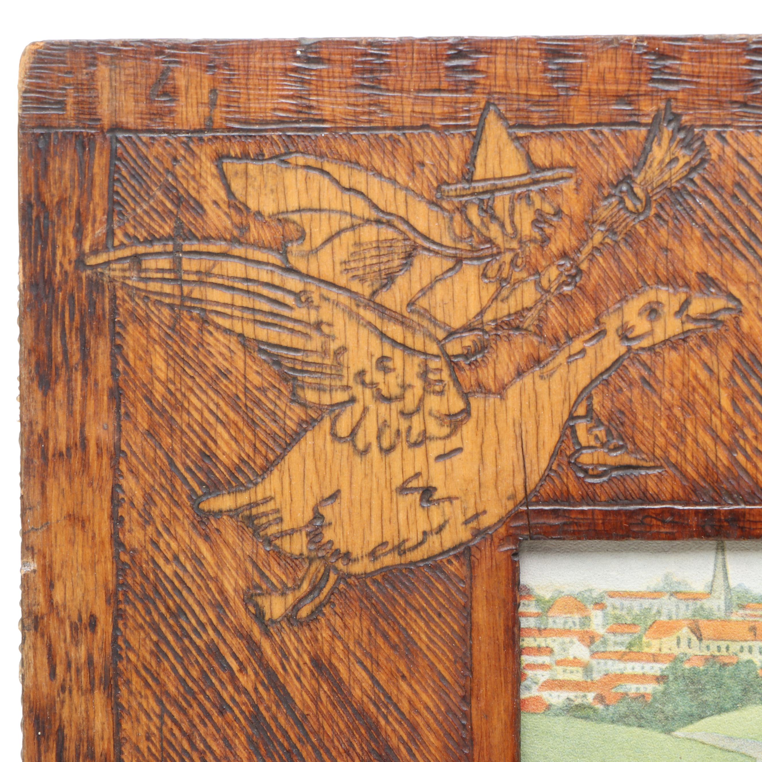 Offset Lithograph After Maria Louise Kirk in Mother Goose Wood Frame