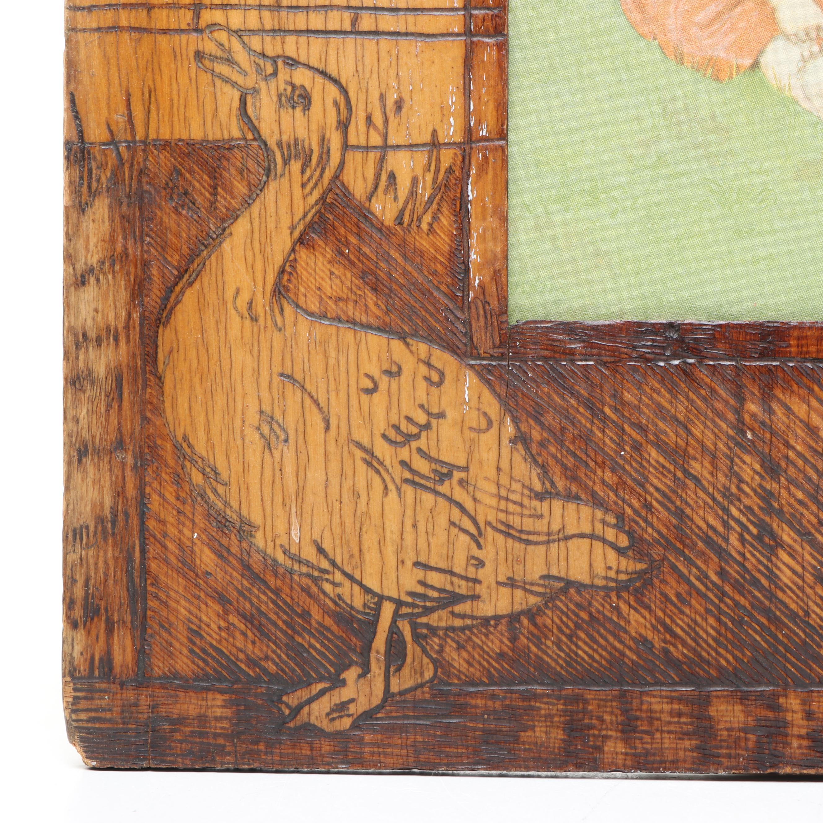 Offset Lithograph After Maria Louise Kirk in Mother Goose Wood Frame