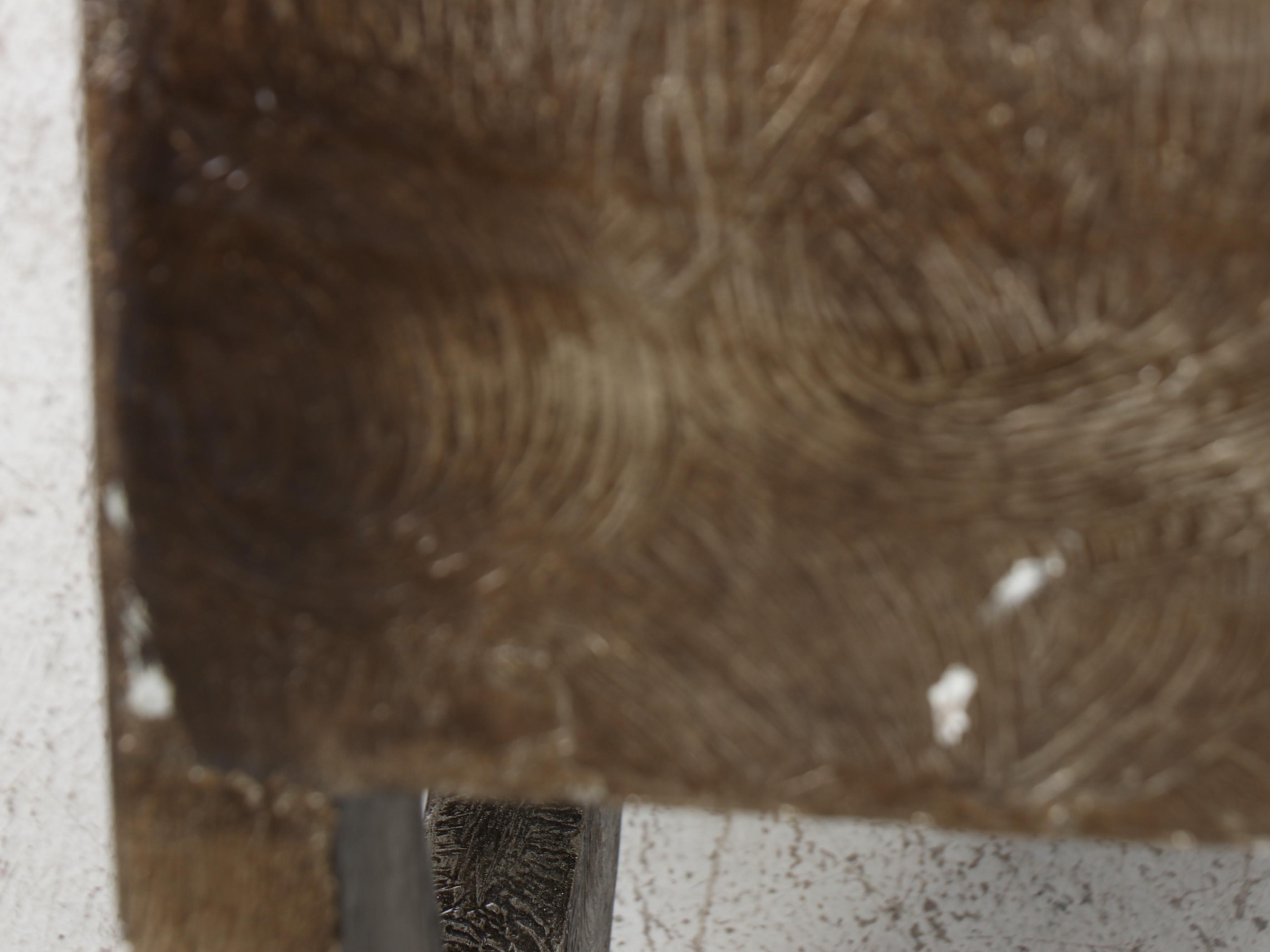 Pair of Modern Scrolling Metal Accent Chairs