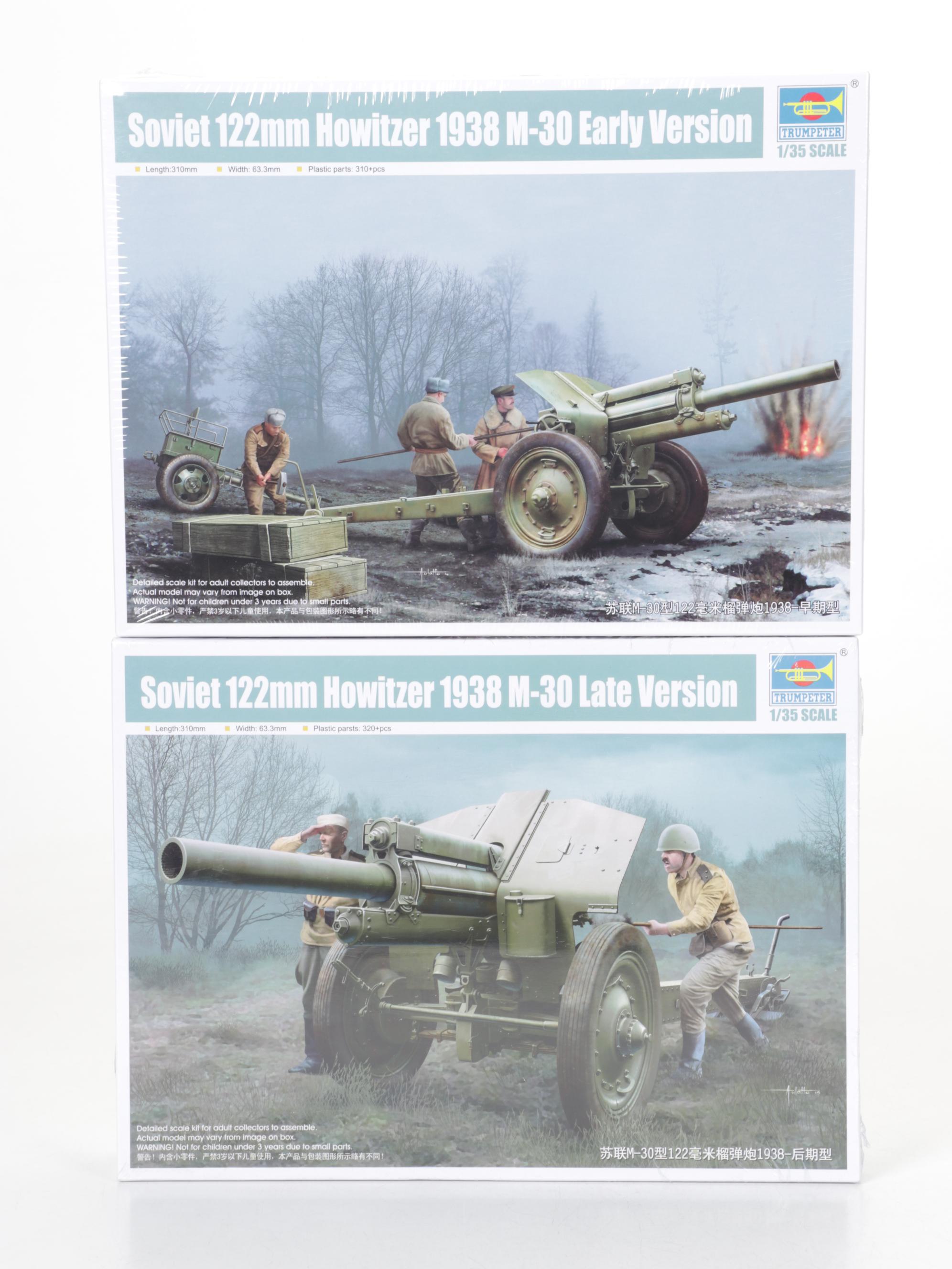 Russian KrAZ-255B Model with Soviet Artillery Scale 1:35 Models