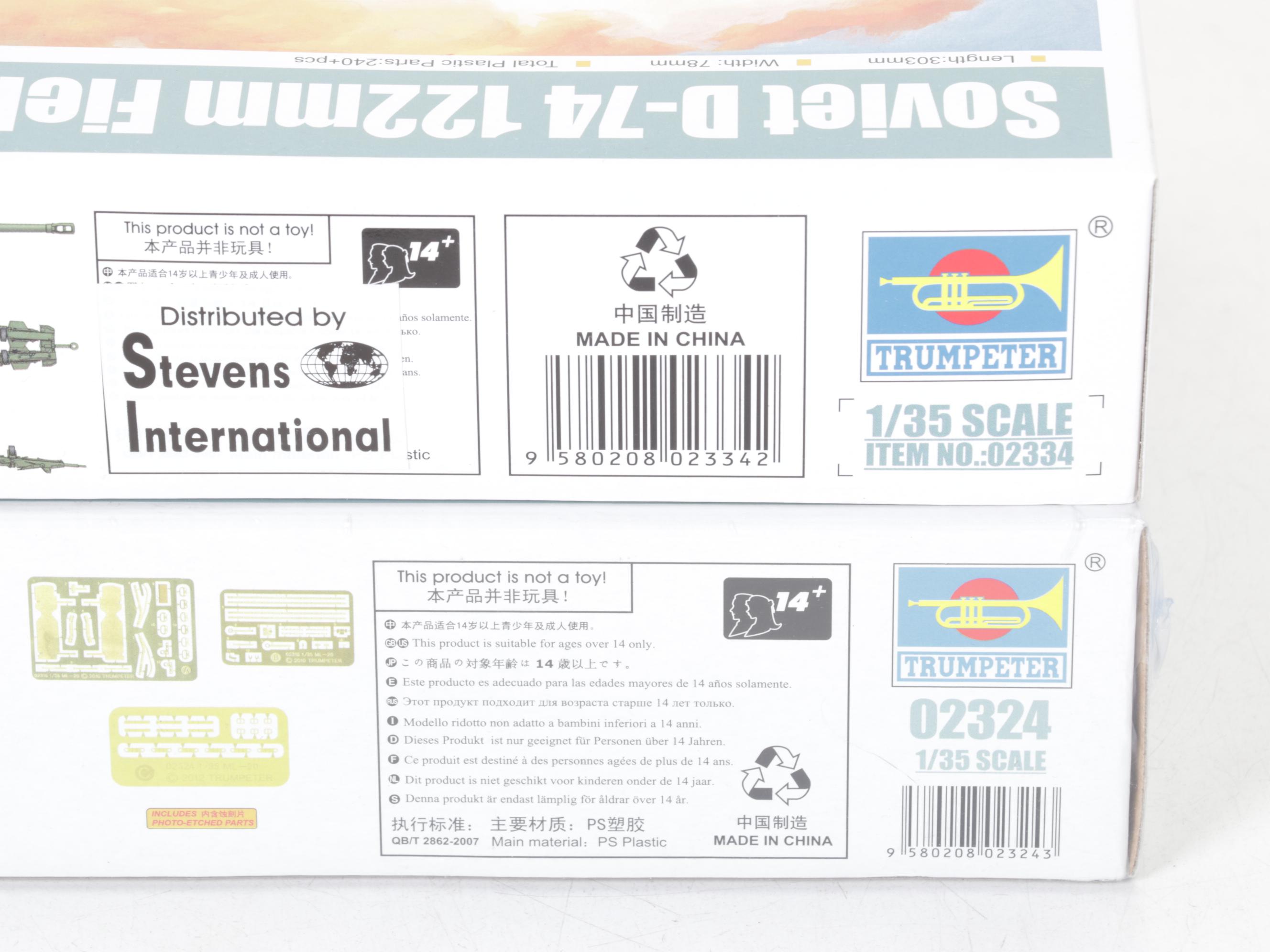 Russian KrAZ-255B Model with Soviet Artillery Scale 1:35 Models