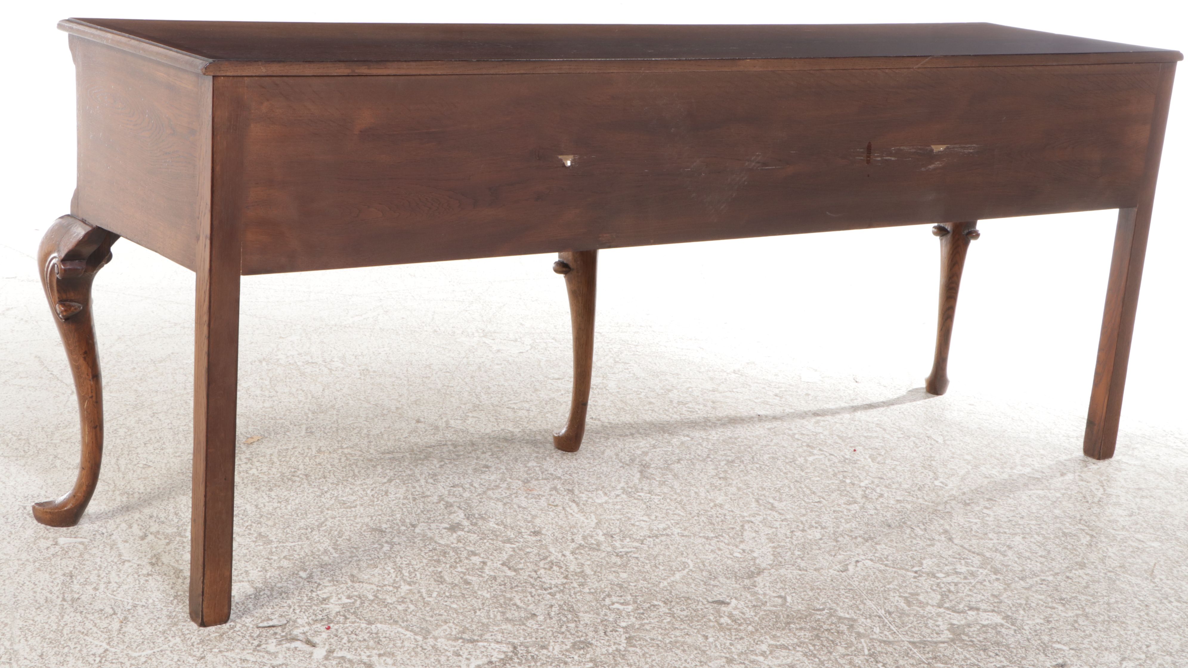 Queen Anne Style Oak Sideboard