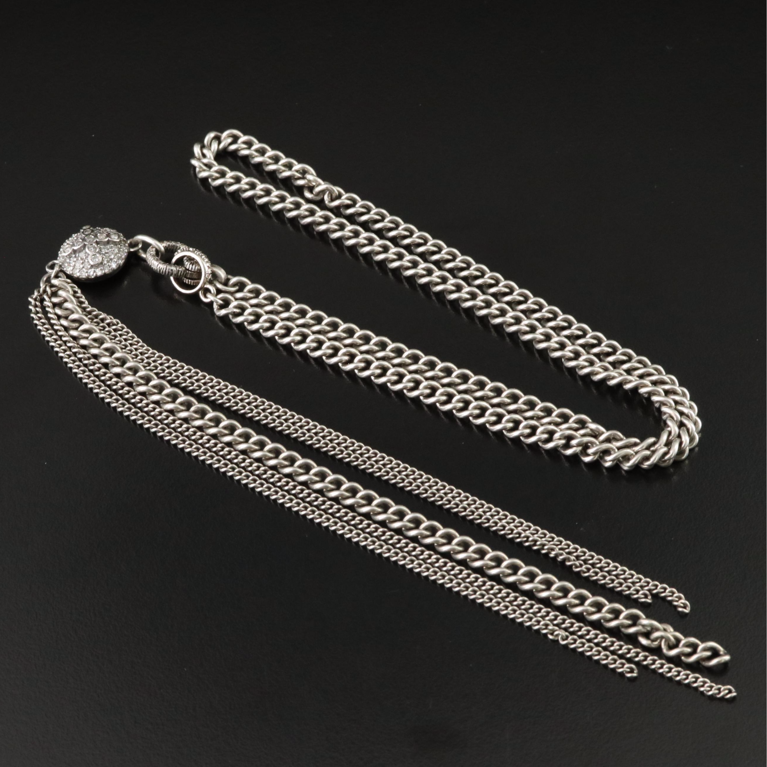 Sheryl Lowe Sterling Agate and Diamond Pendant