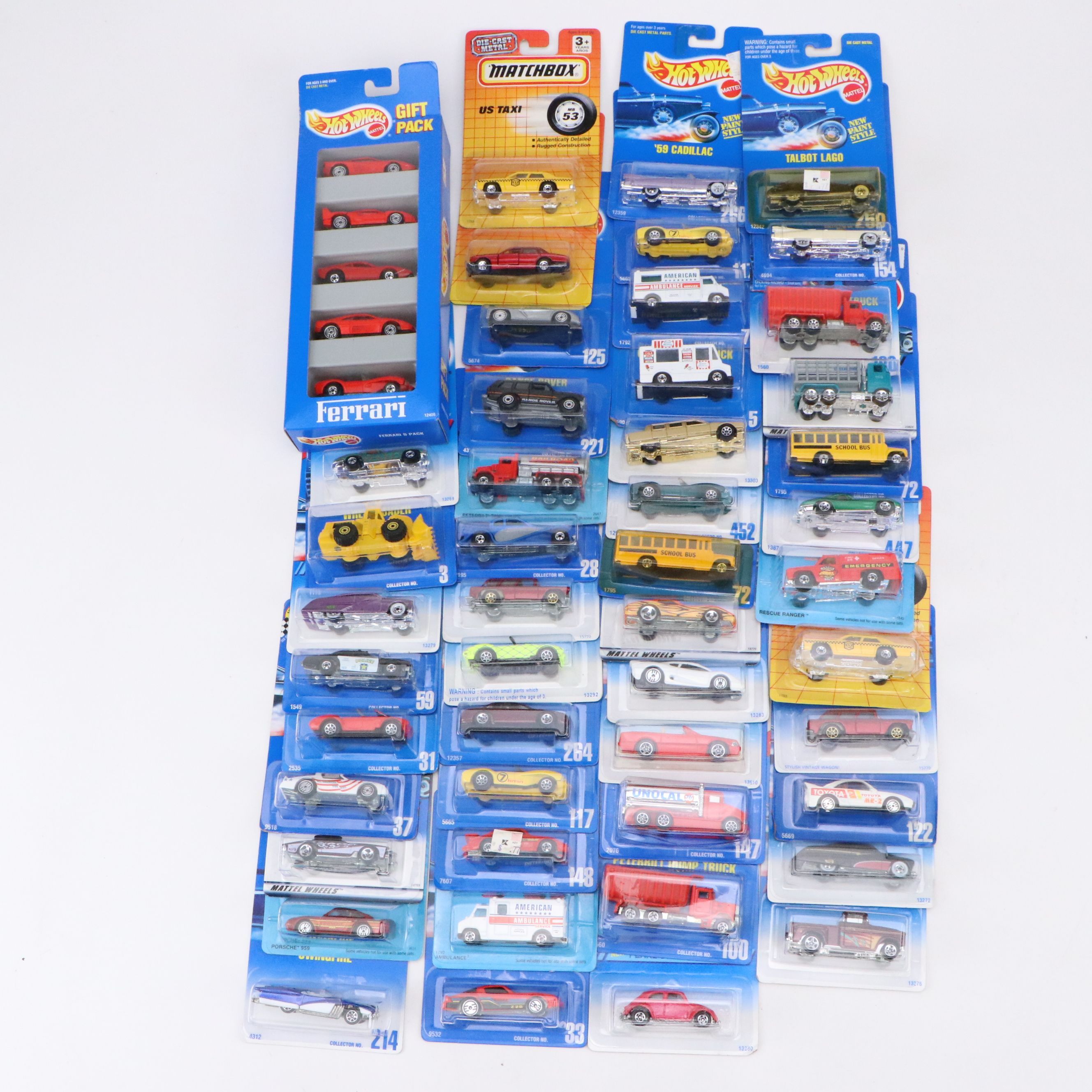 Hot Wheels "Mercedes SL," "Lexus SC400," "Porsche 930" and More Toy Cars