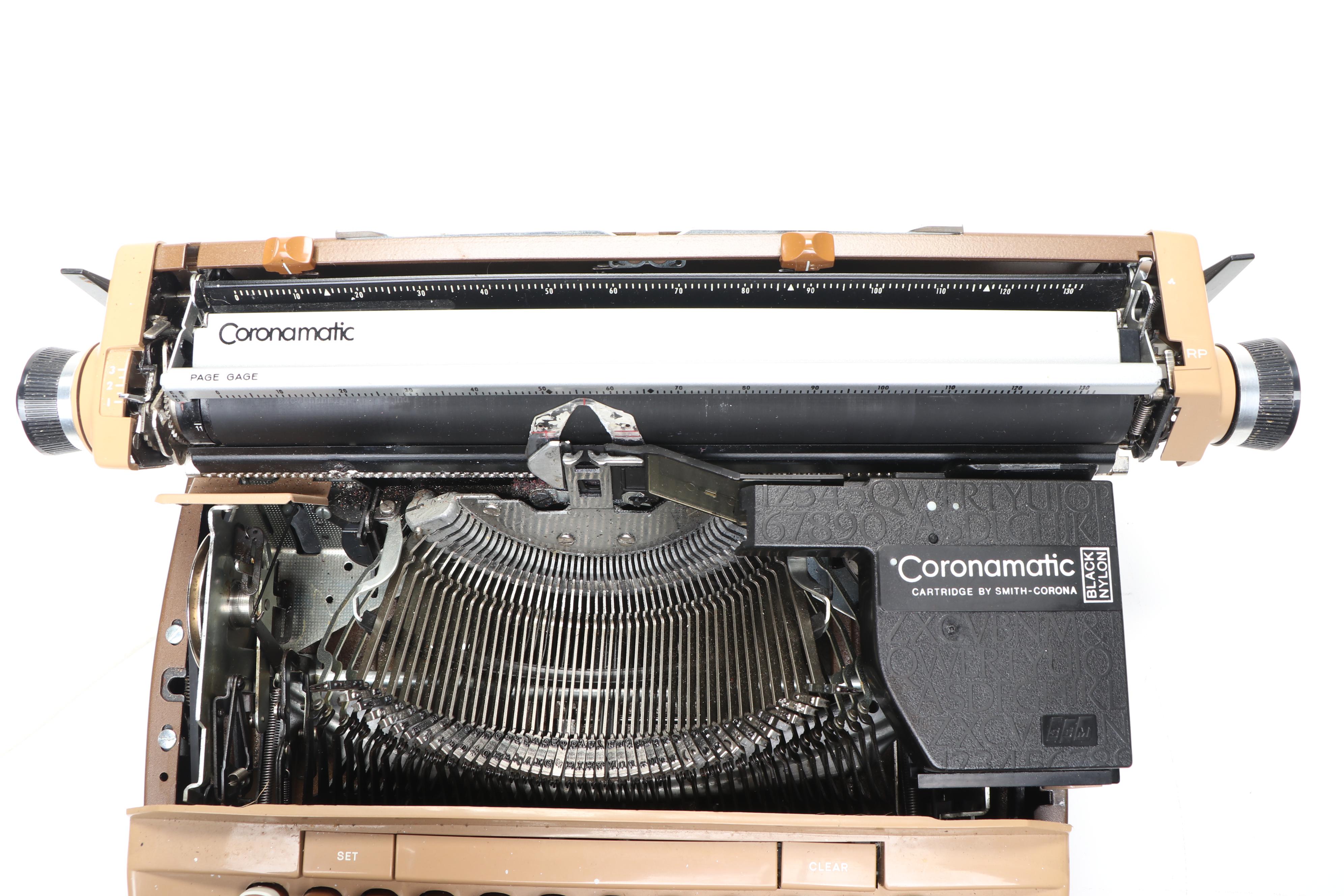 Smith-Corona Super 12 Electric Typewriter with Plastic Case