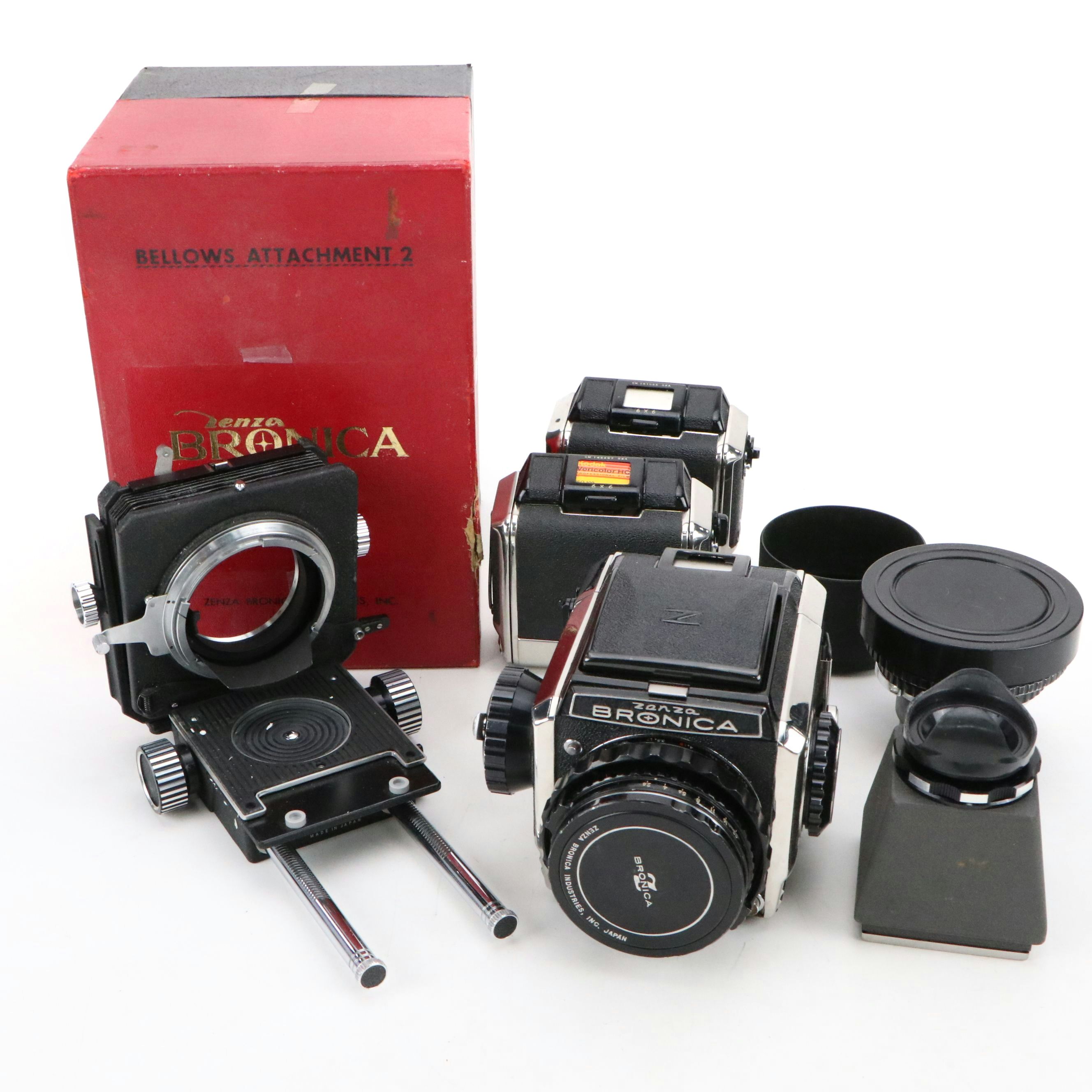 Zenza Bonica Medium Format Film Camera with Nikkor 35mm Lens and More