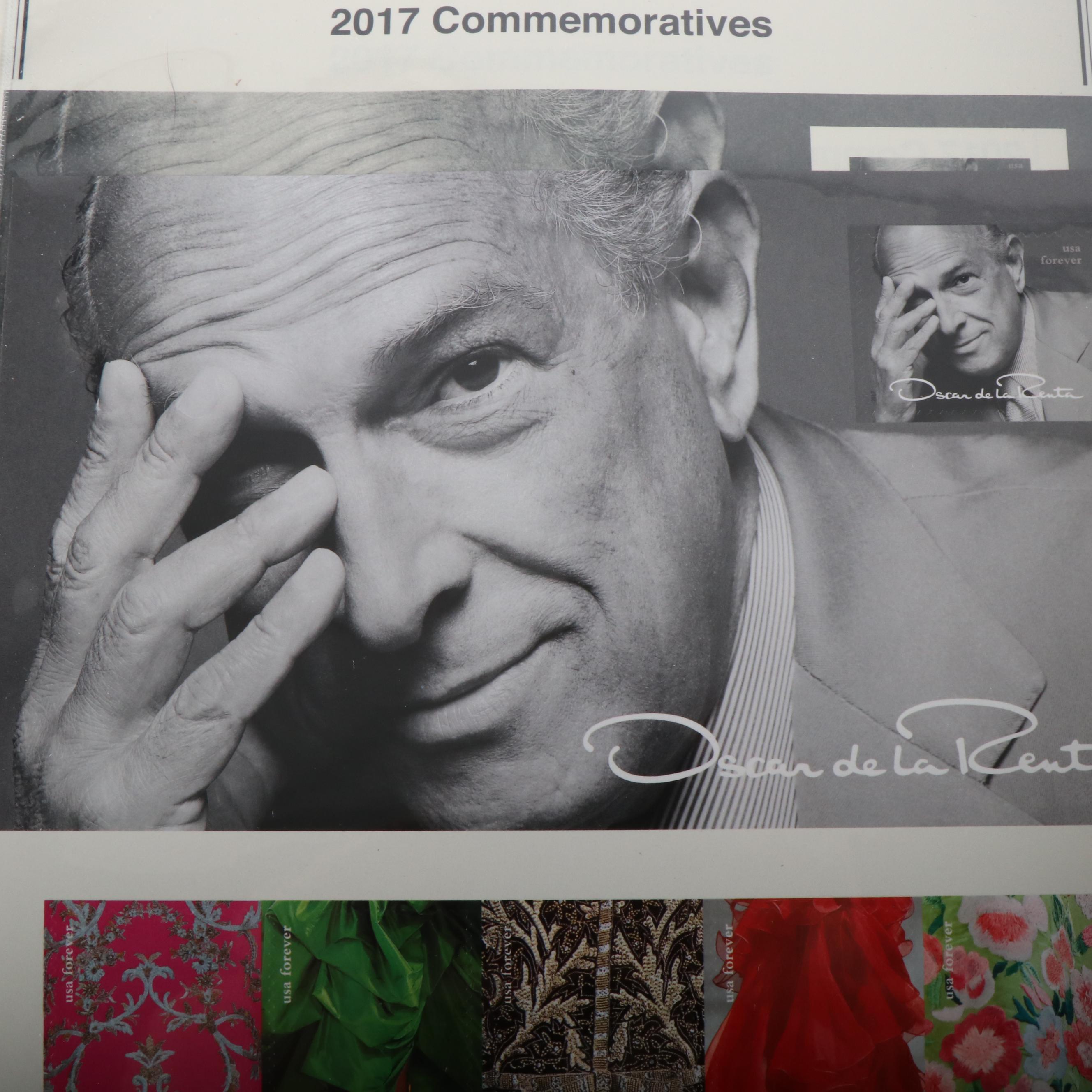 Four Albums of U.S. and World Postage Stamps, Vintage Plate Blocks