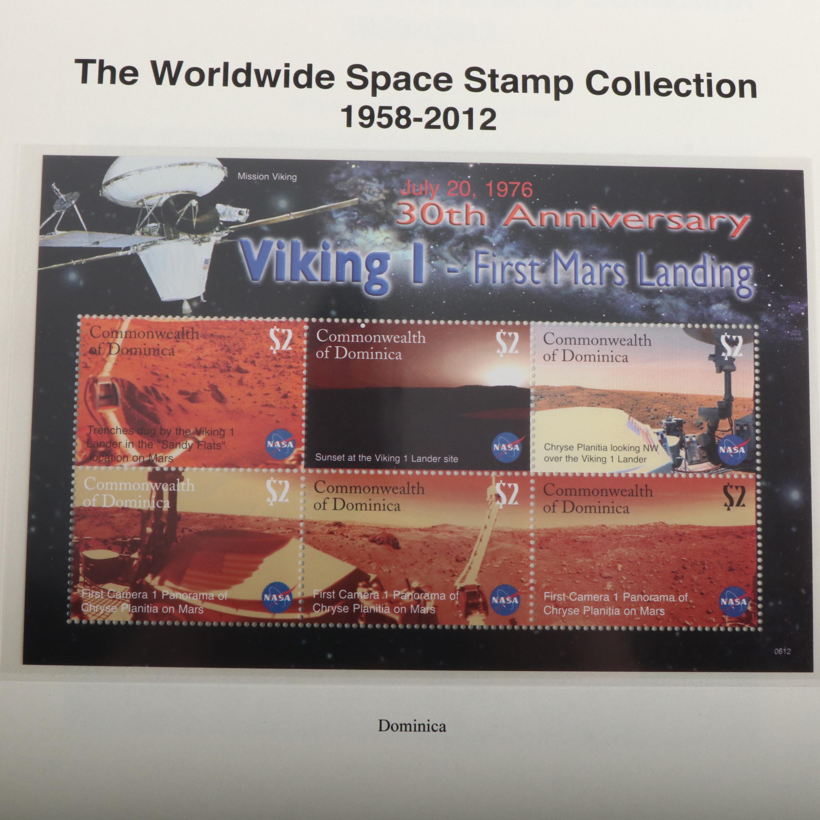 Four Albums of U.S. and World Postage Stamps, Vintage Plate Blocks