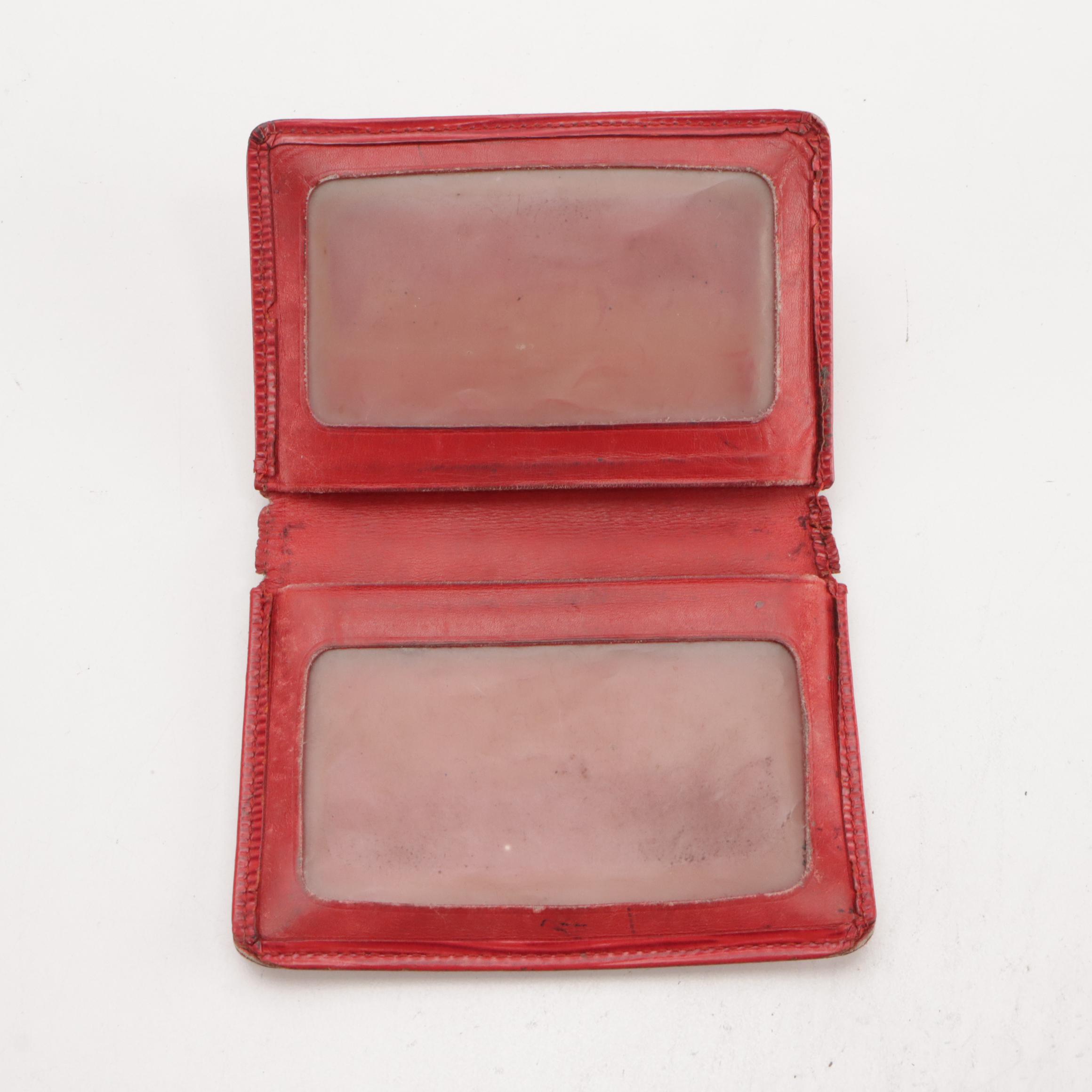 Louis Vuitton Compact Bifold Wallet and Card Case in Castilian Red Epi Leather