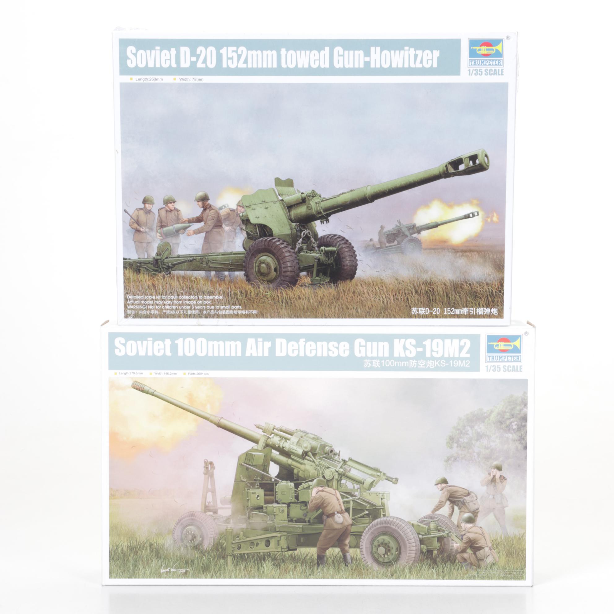 Trumpeter 1:35 Scale Soviet Era Military Plastic Models