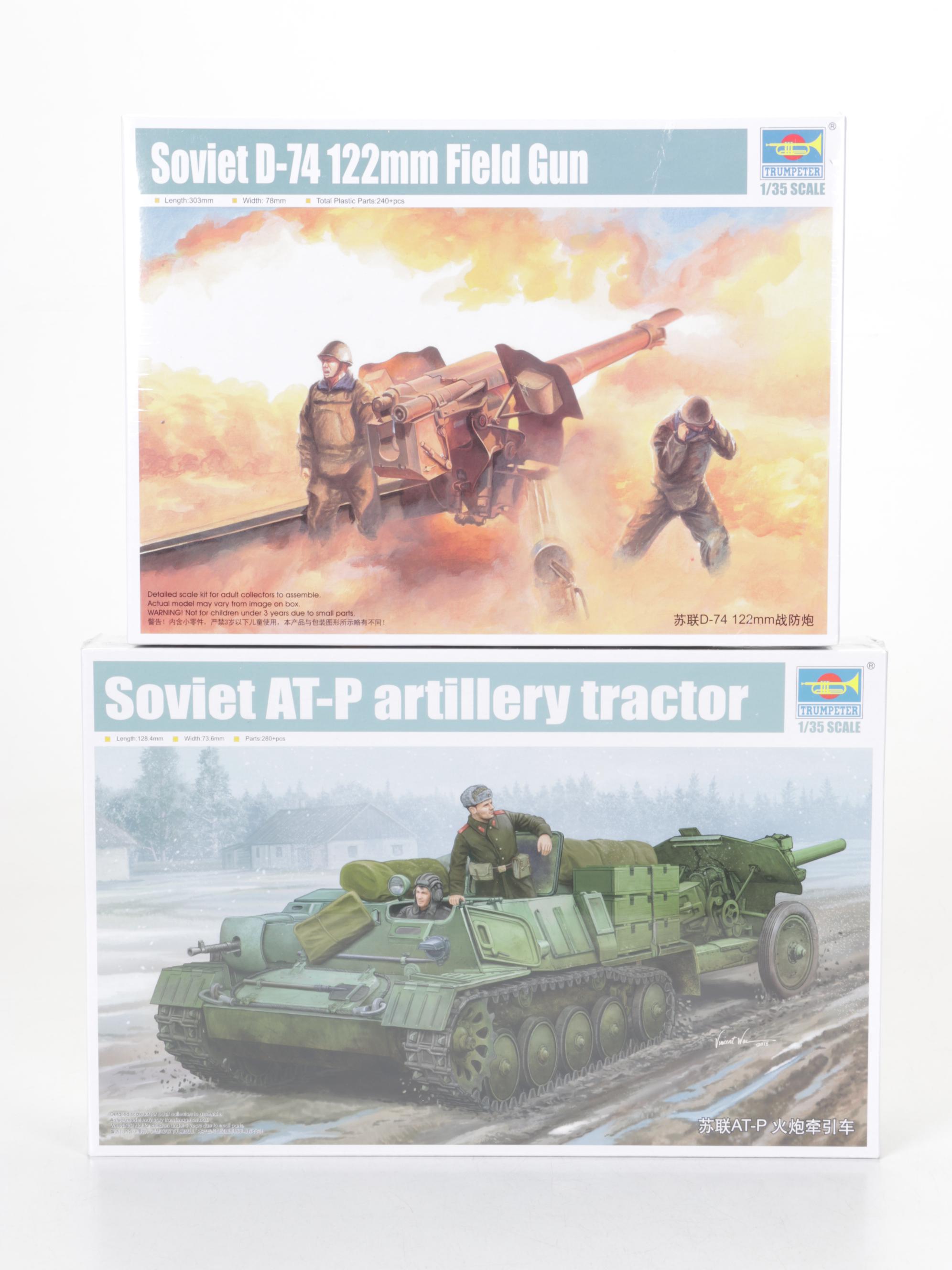 Trumpeter 1:35 Scale Soviet Era Military Plastic Models