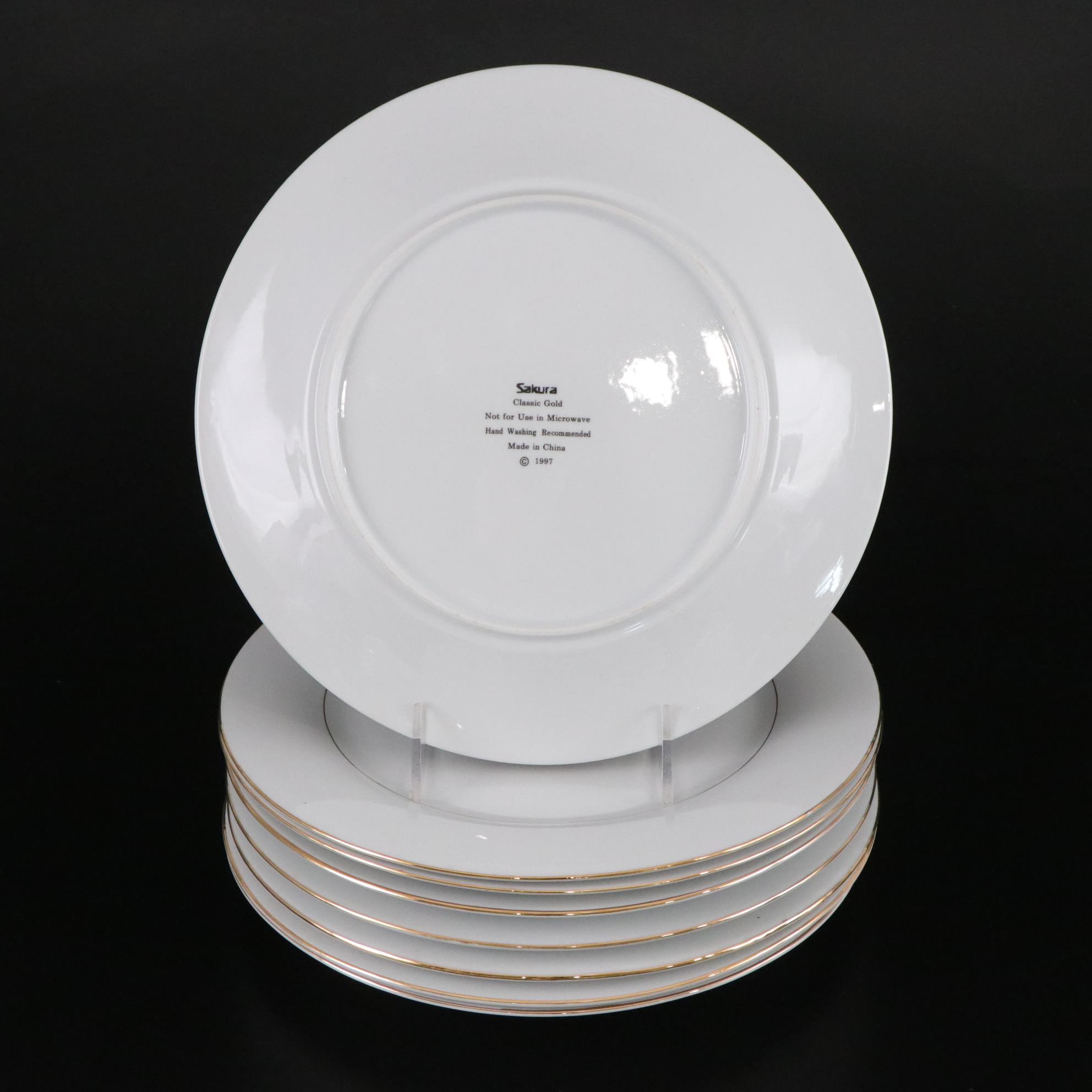 Sakura "Classic Gold" Porcelain Dinnerware
