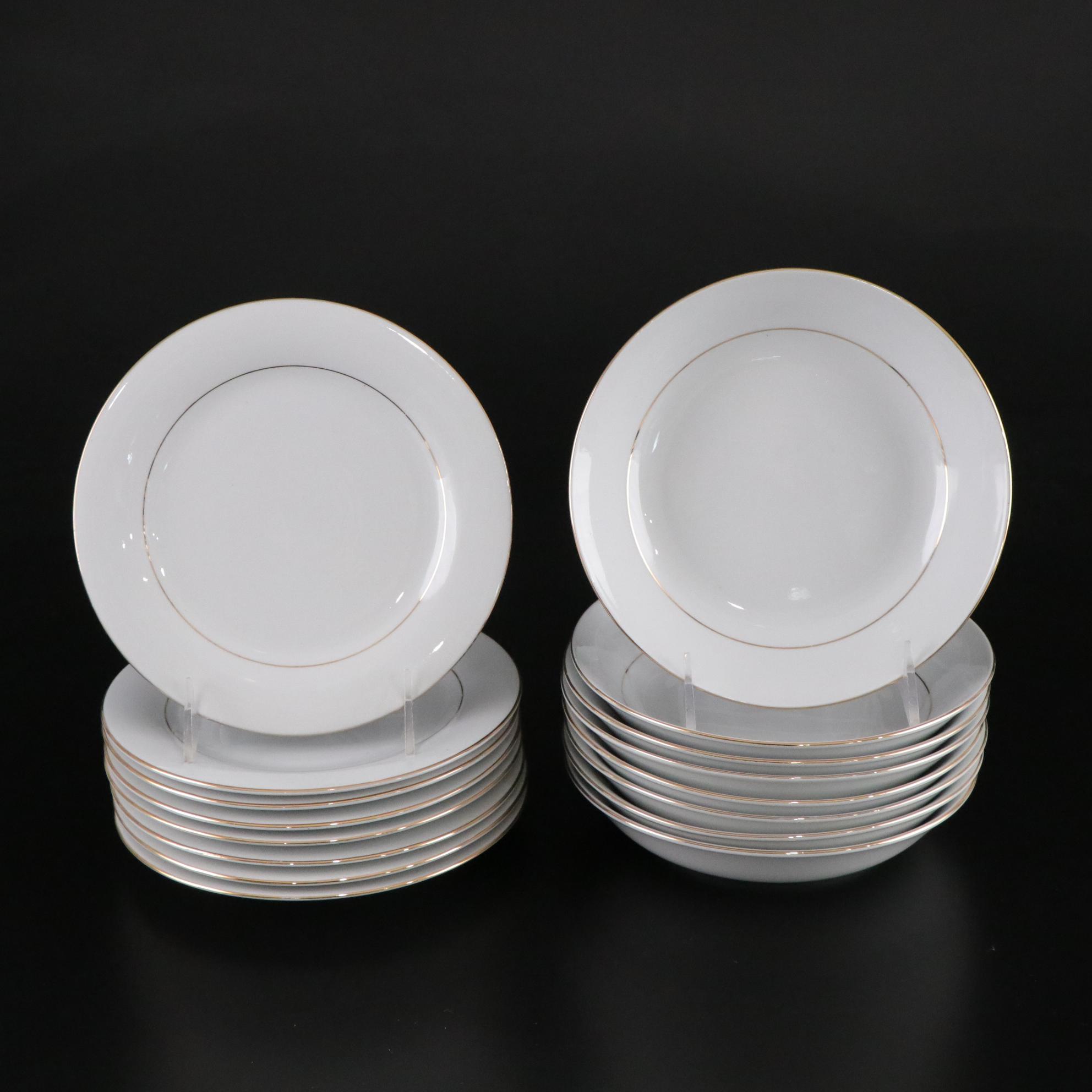 Sakura "Classic Gold" Porcelain Dinnerware