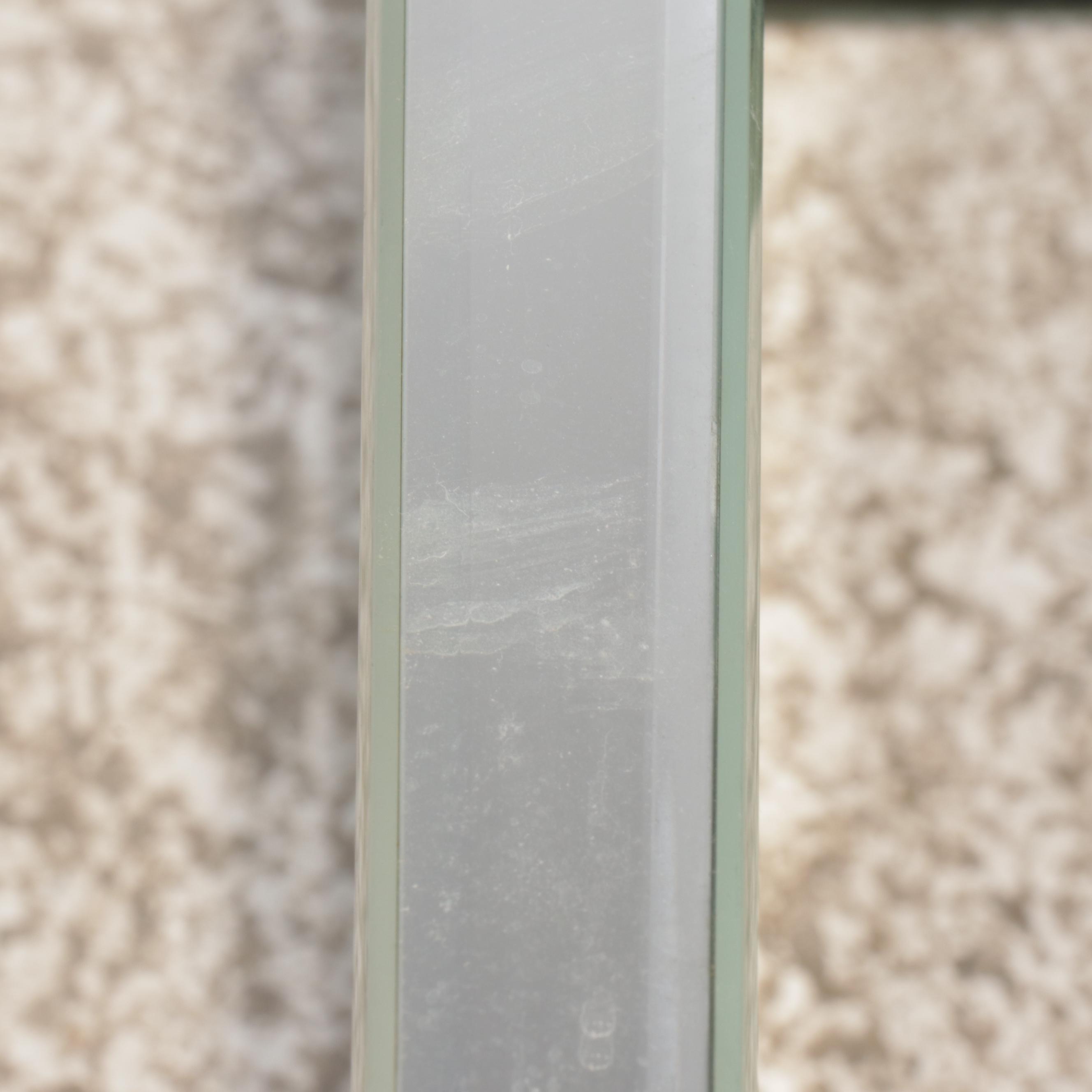 Modern Beveled Mirror Accent Table