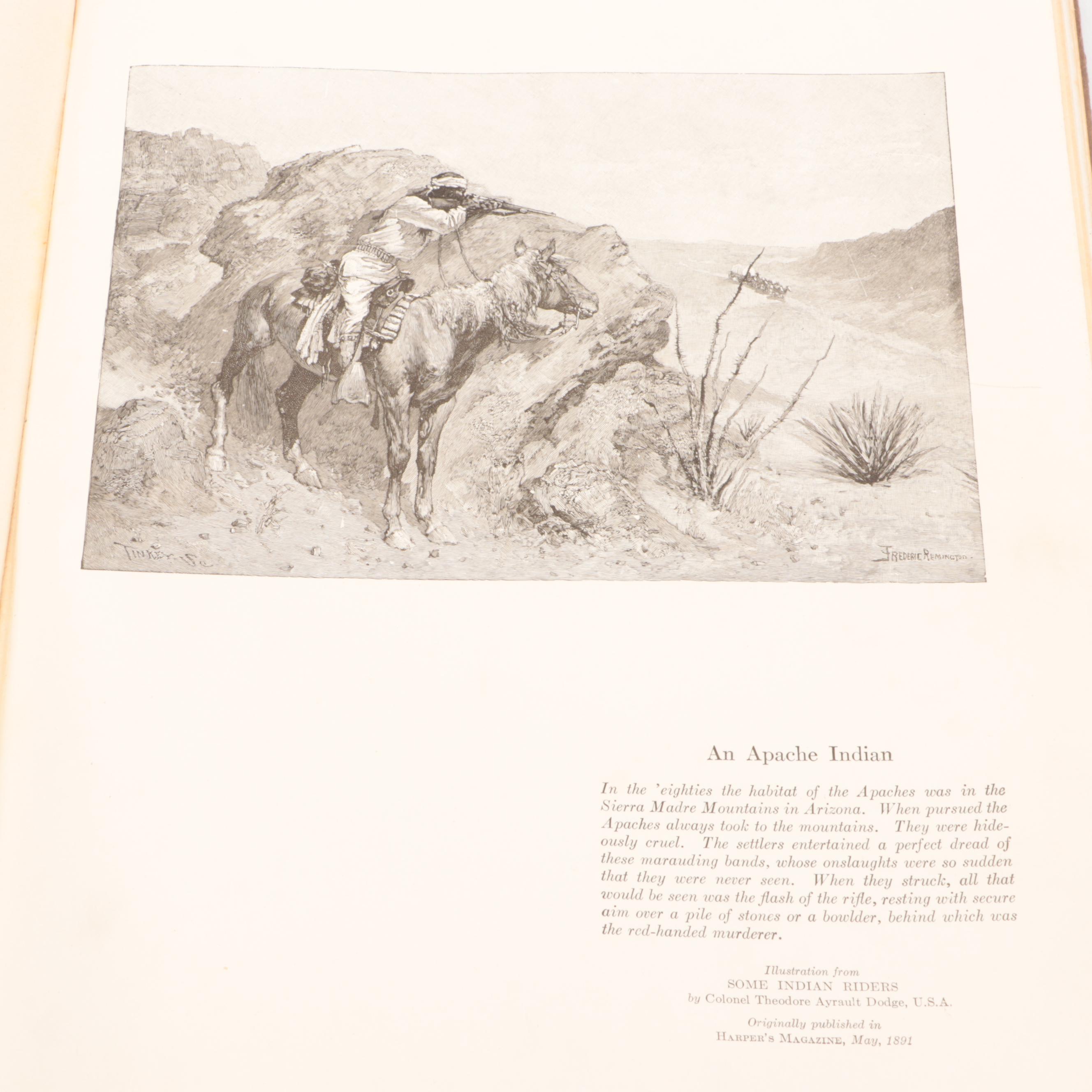 First Edition "The Book of the American Indian" by Hamlin Garland, 1923