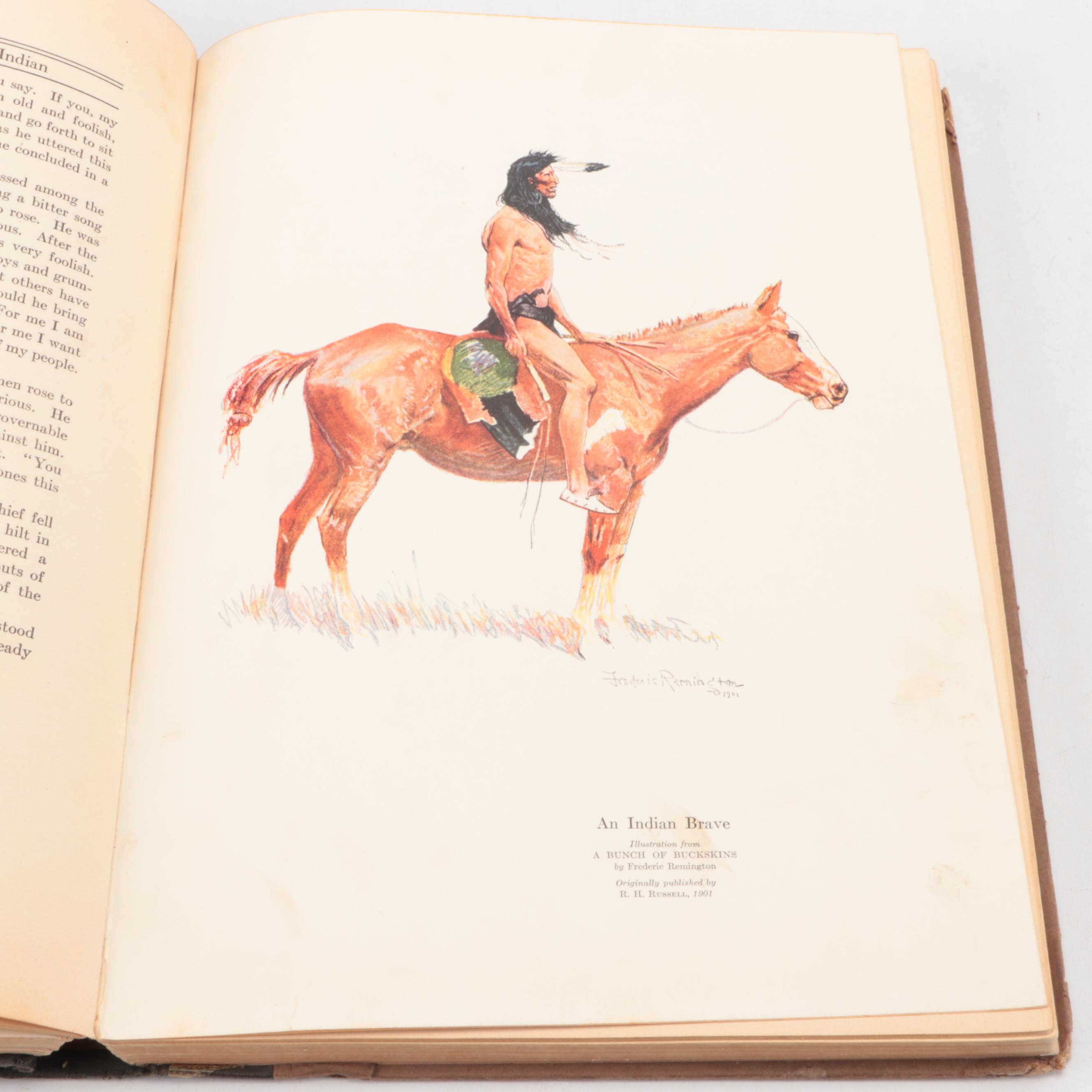First Edition "The Book of the American Indian" by Hamlin Garland, 1923
