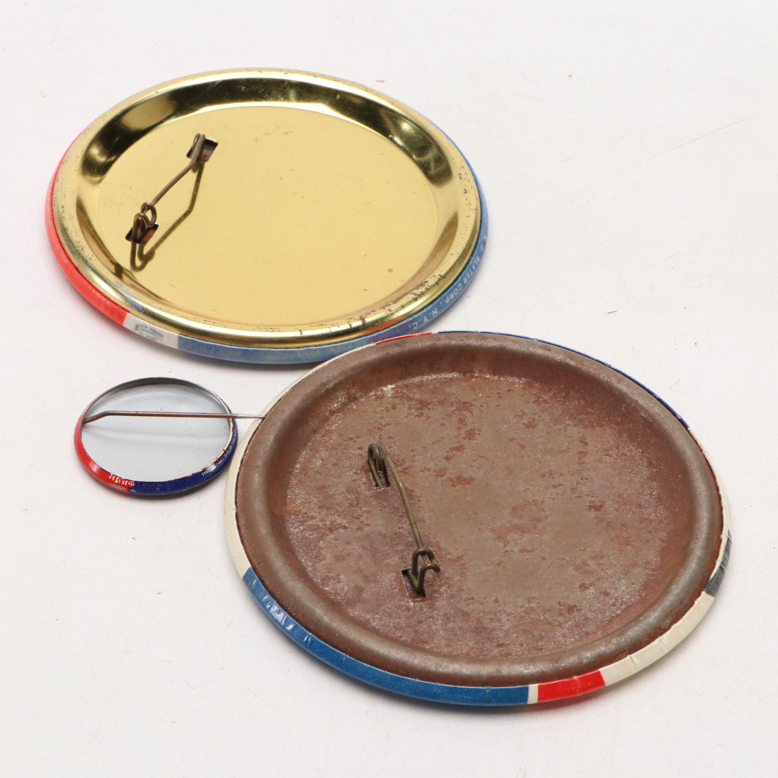 John F. Kennedy and Lyndon B. Johnson Political Pinbacks, 1960s