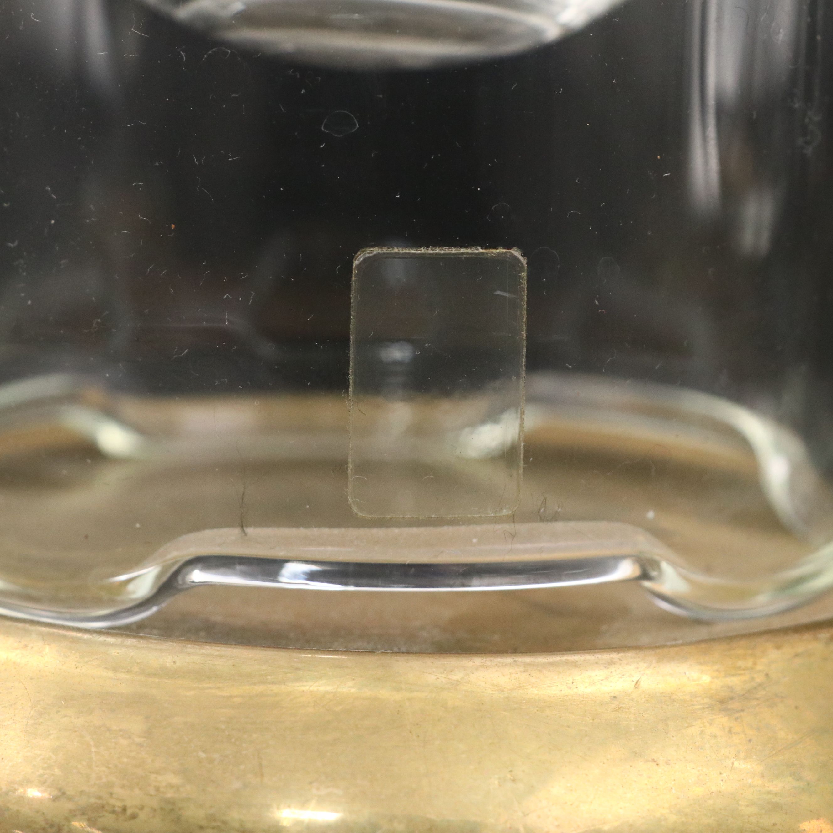 Wolfard Classic Glass Oil Lamps with Brass Bases