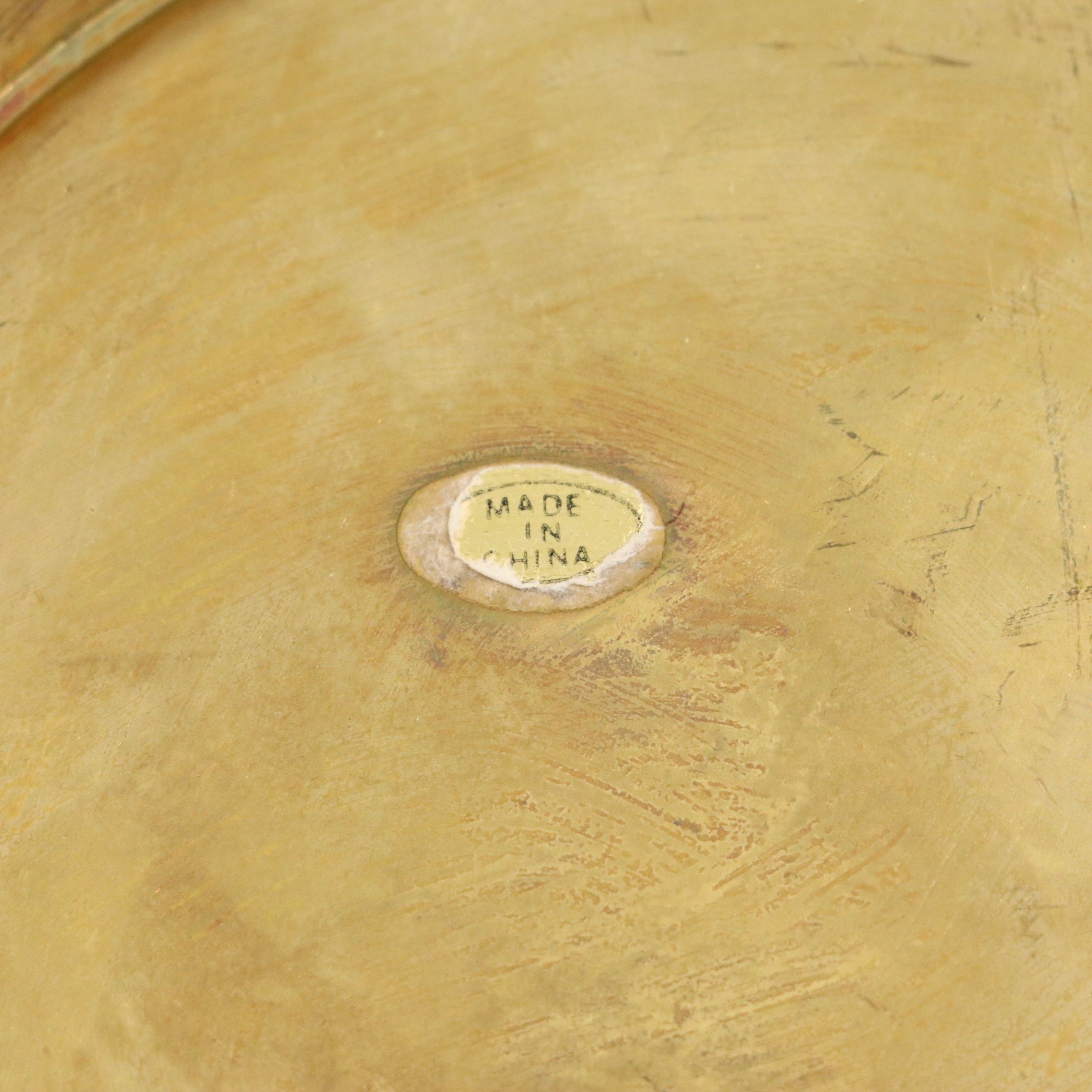 Wolfard Classic Glass Oil Lamps with Brass Bases