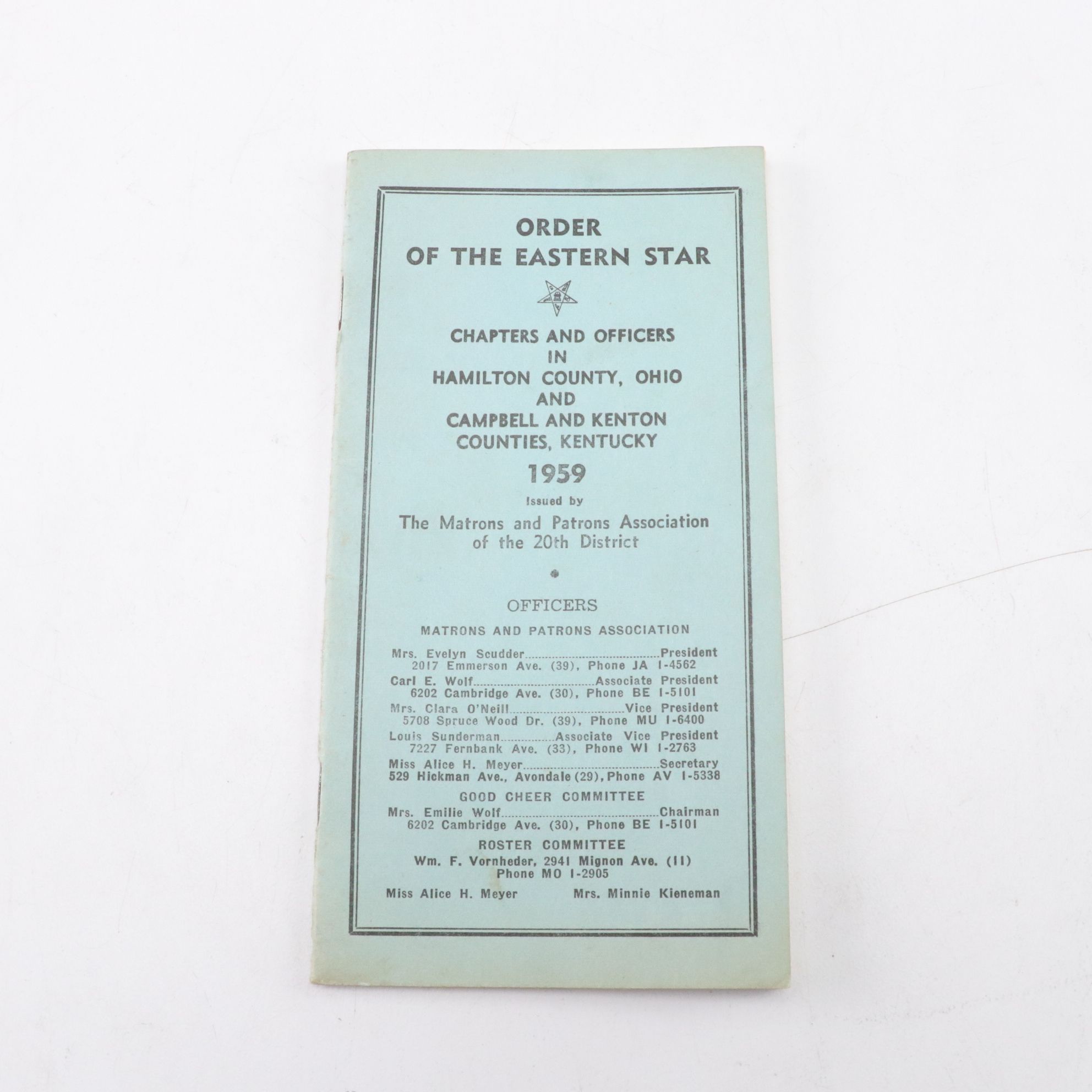 Job's Daughters Masonic Affiliated Ephemera, Gavel, and Decorative Plate