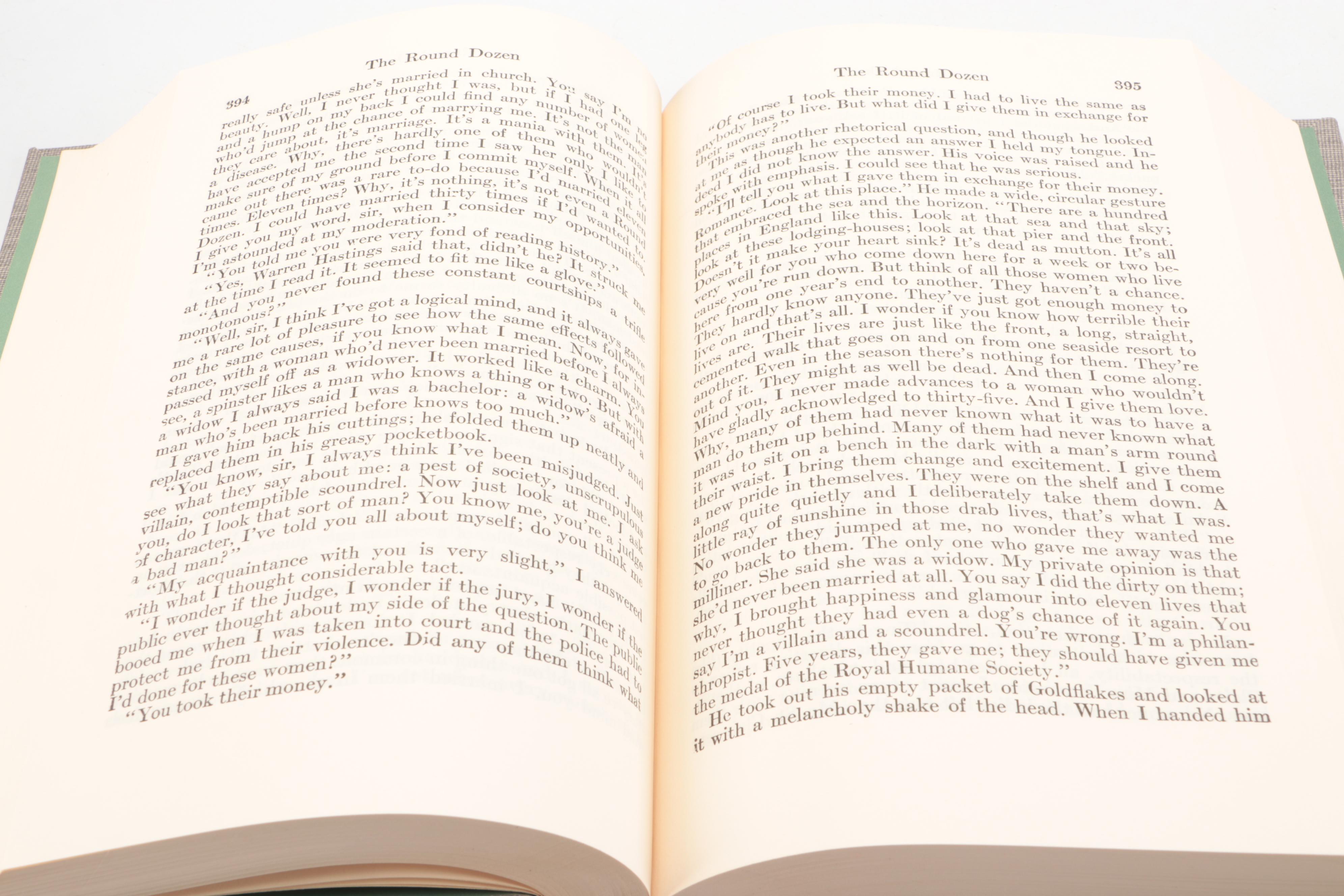 "The Complete Short Stories of W. Somerset Maugham" and More Fiction Books