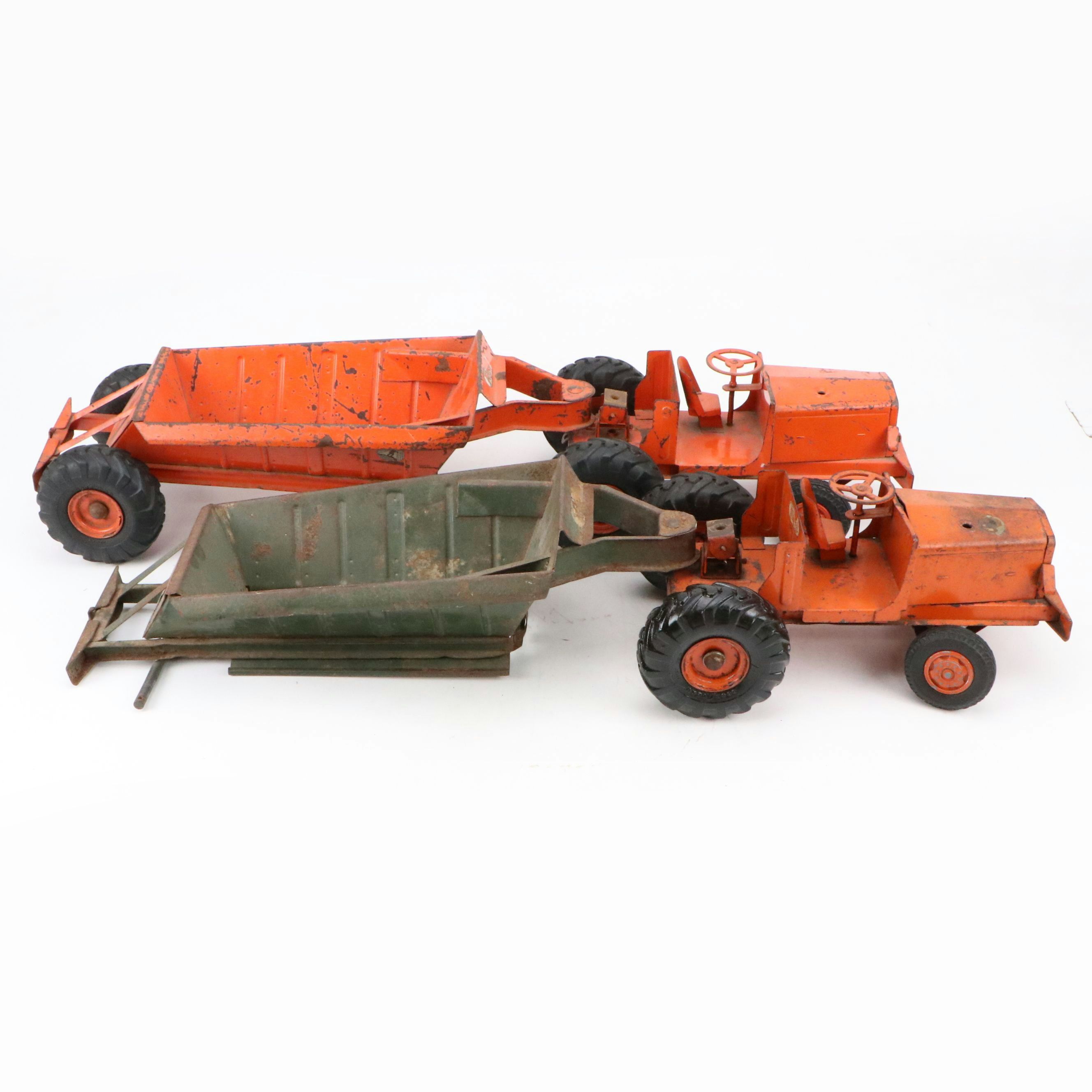 Doepke "Euclid" Pressed Steel Dump Trucks, Mid-20th Century