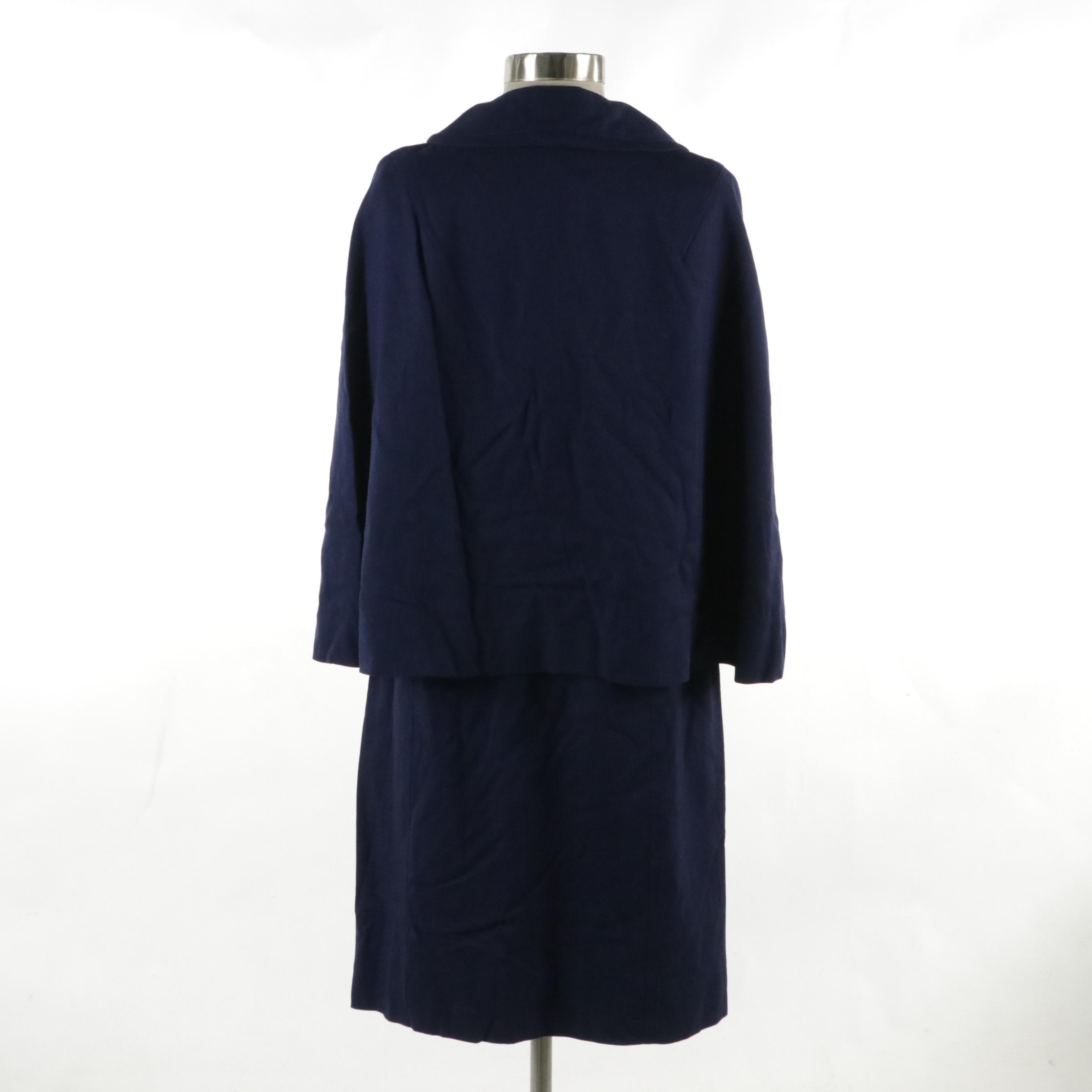 Empire Waist Dress and Capelet Set, 1960s