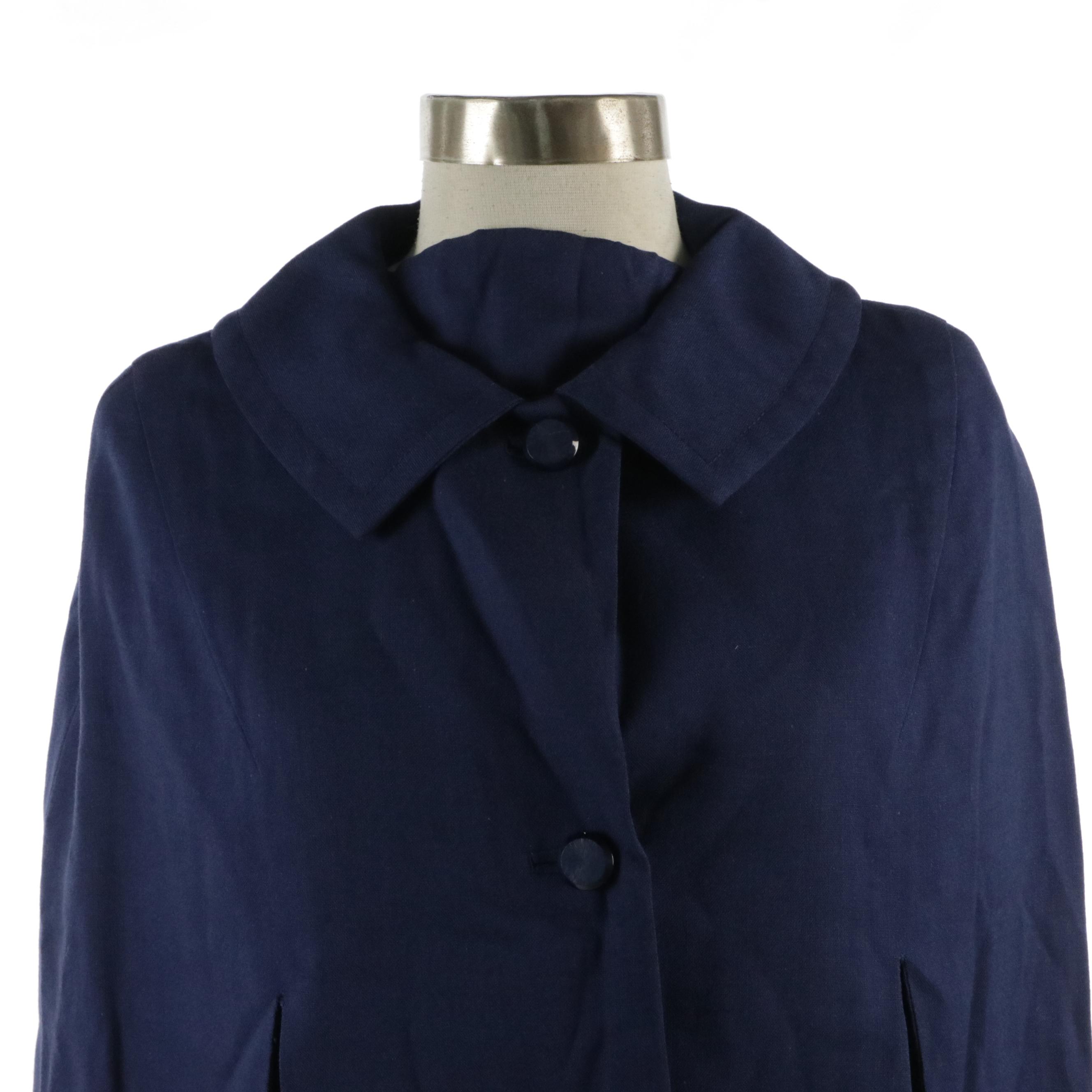 Empire Waist Dress and Capelet Set, 1960s