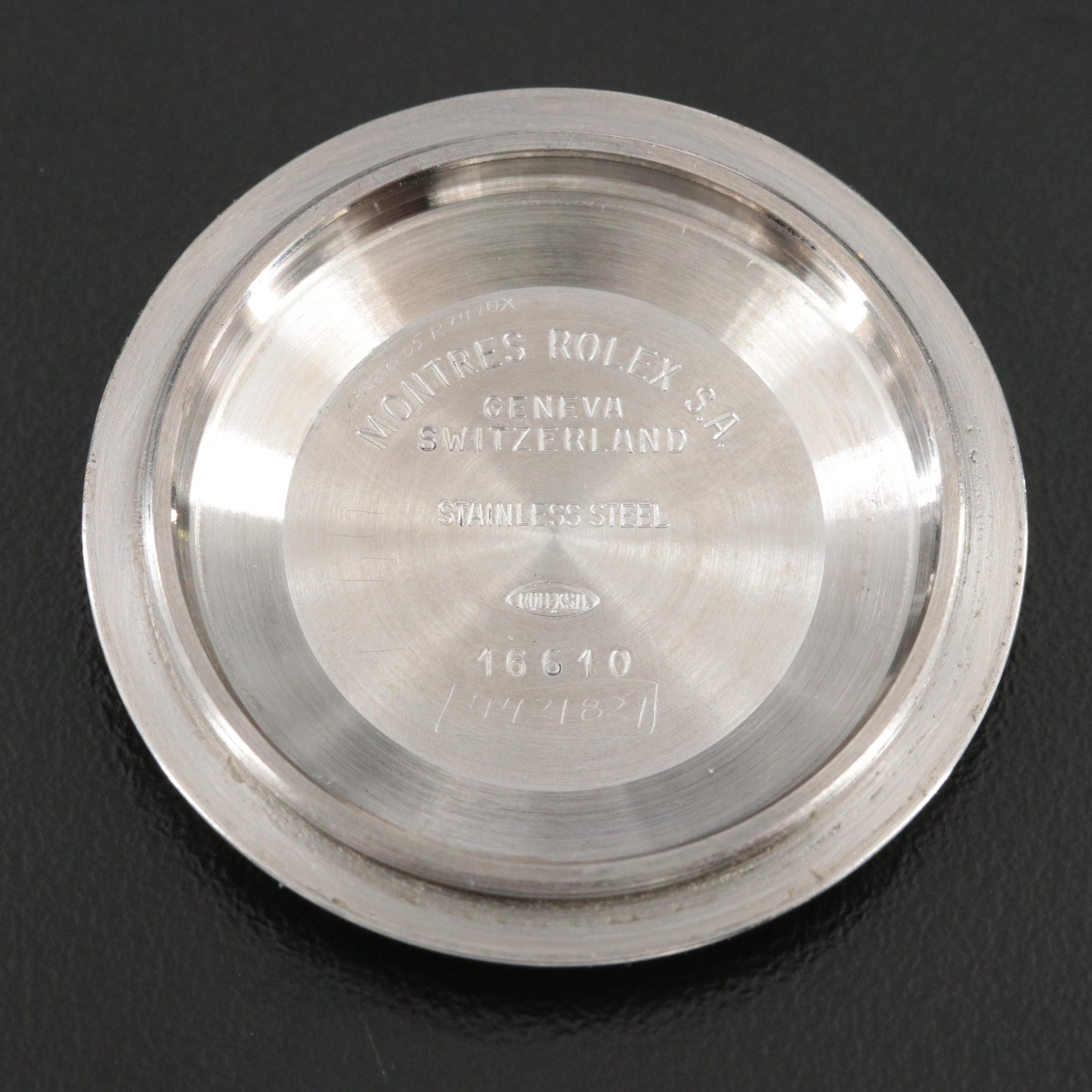 1993-94 Rolex Submariner Date Black Dial Two-Tone 16613 Watch