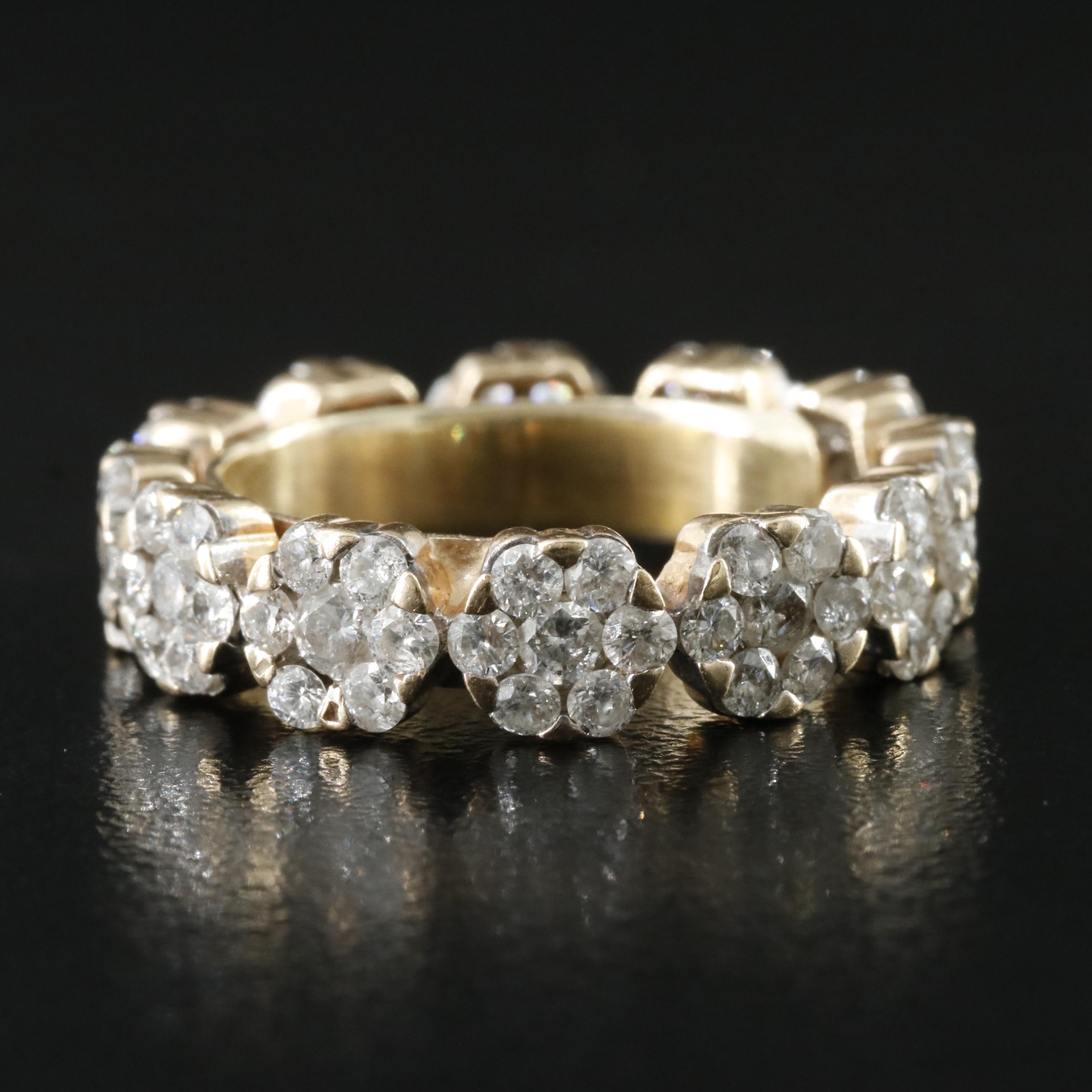 14K 2.51 CTW Diamond Eternity Band
