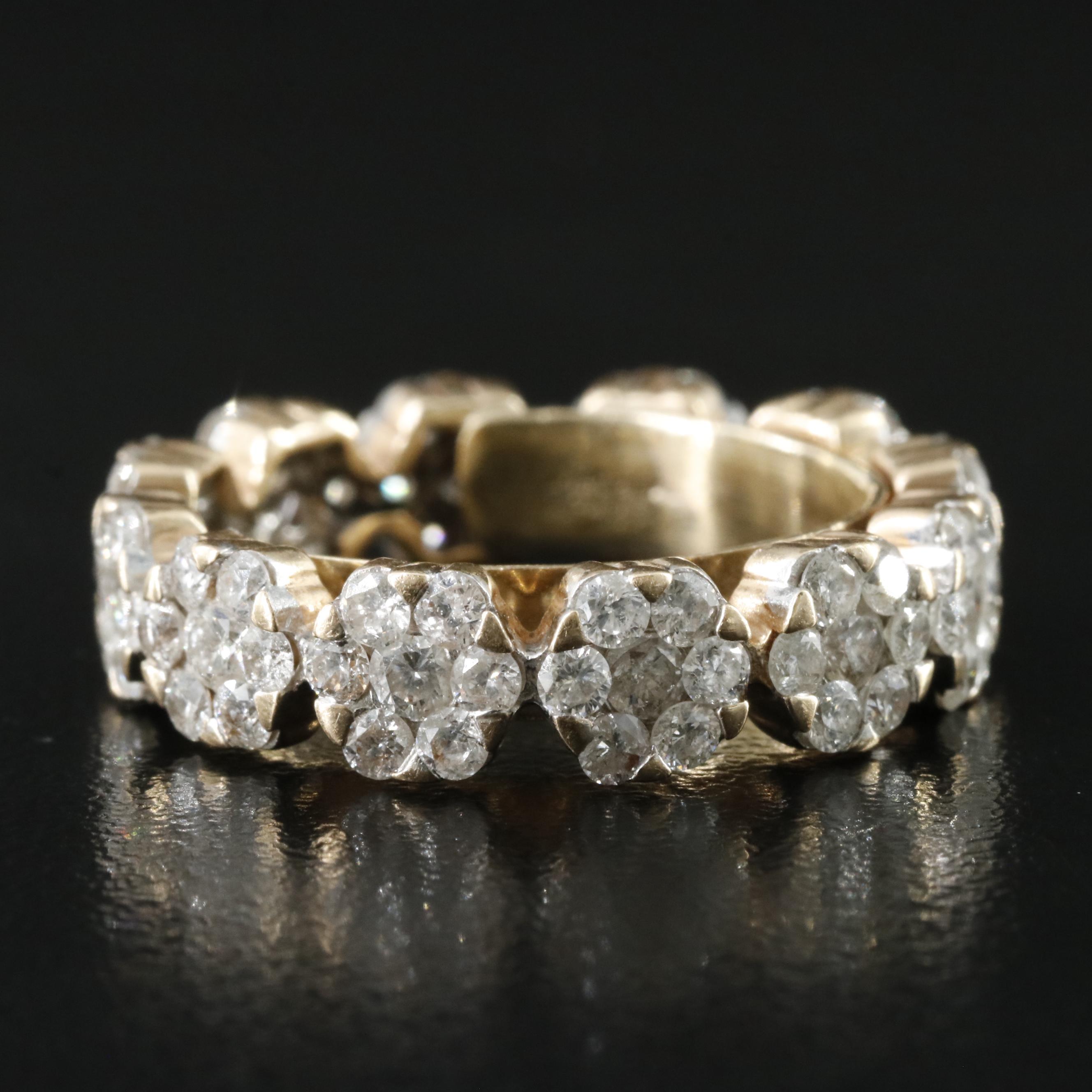 14K 2.51 CTW Diamond Eternity Band