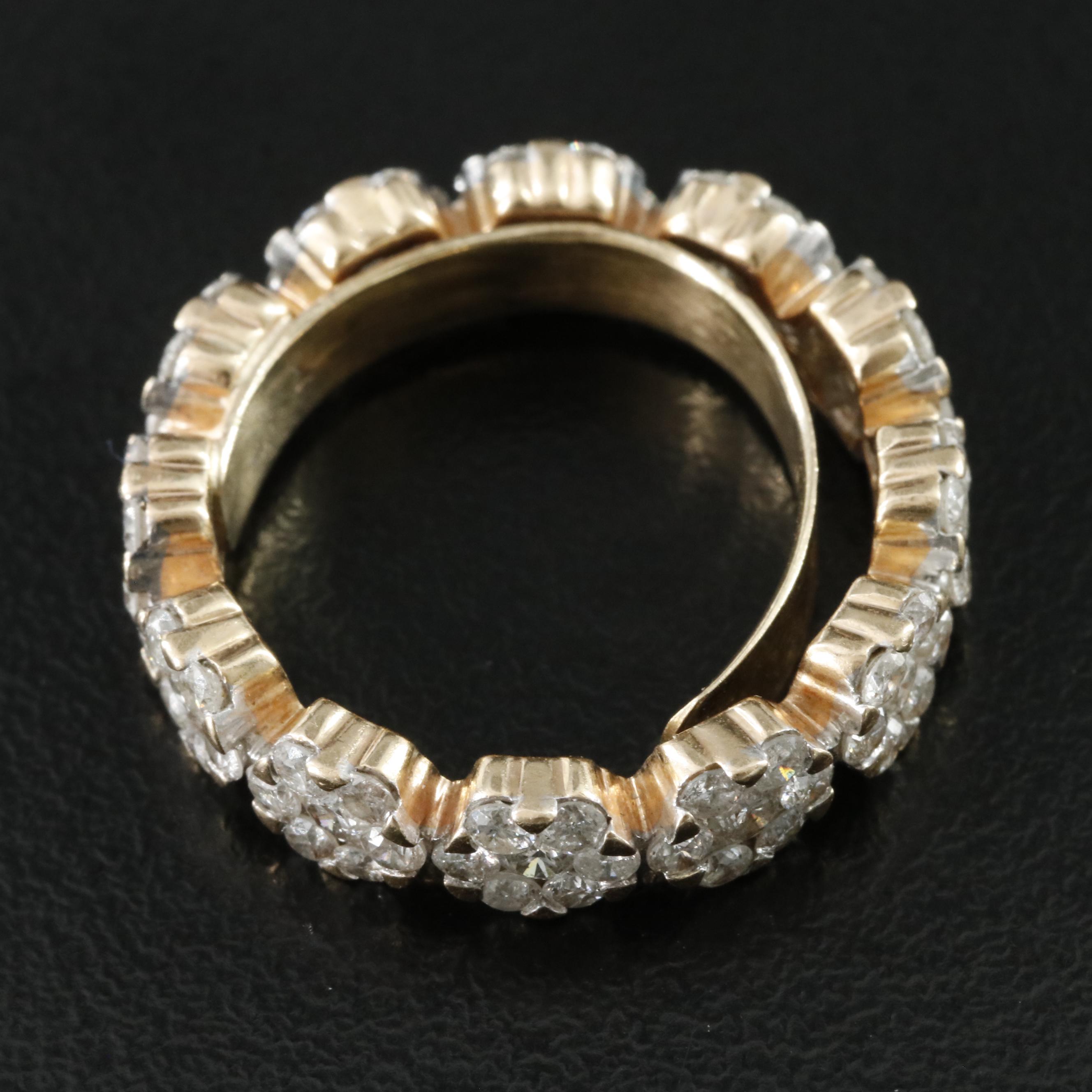 14K 2.51 CTW Diamond Eternity Band