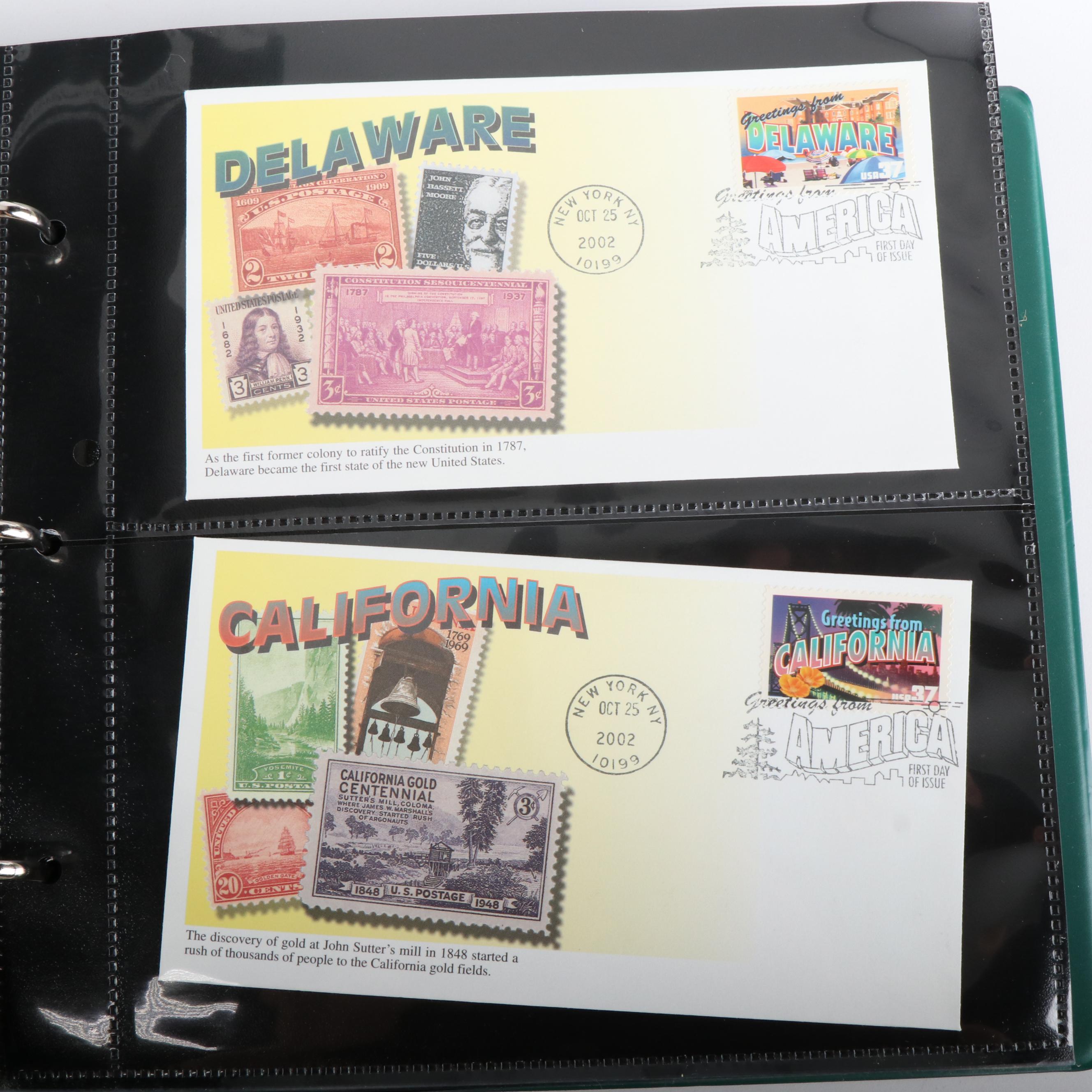 Eleven Albums of U.S. First Day Covers, Unaddressed, Various Subjects