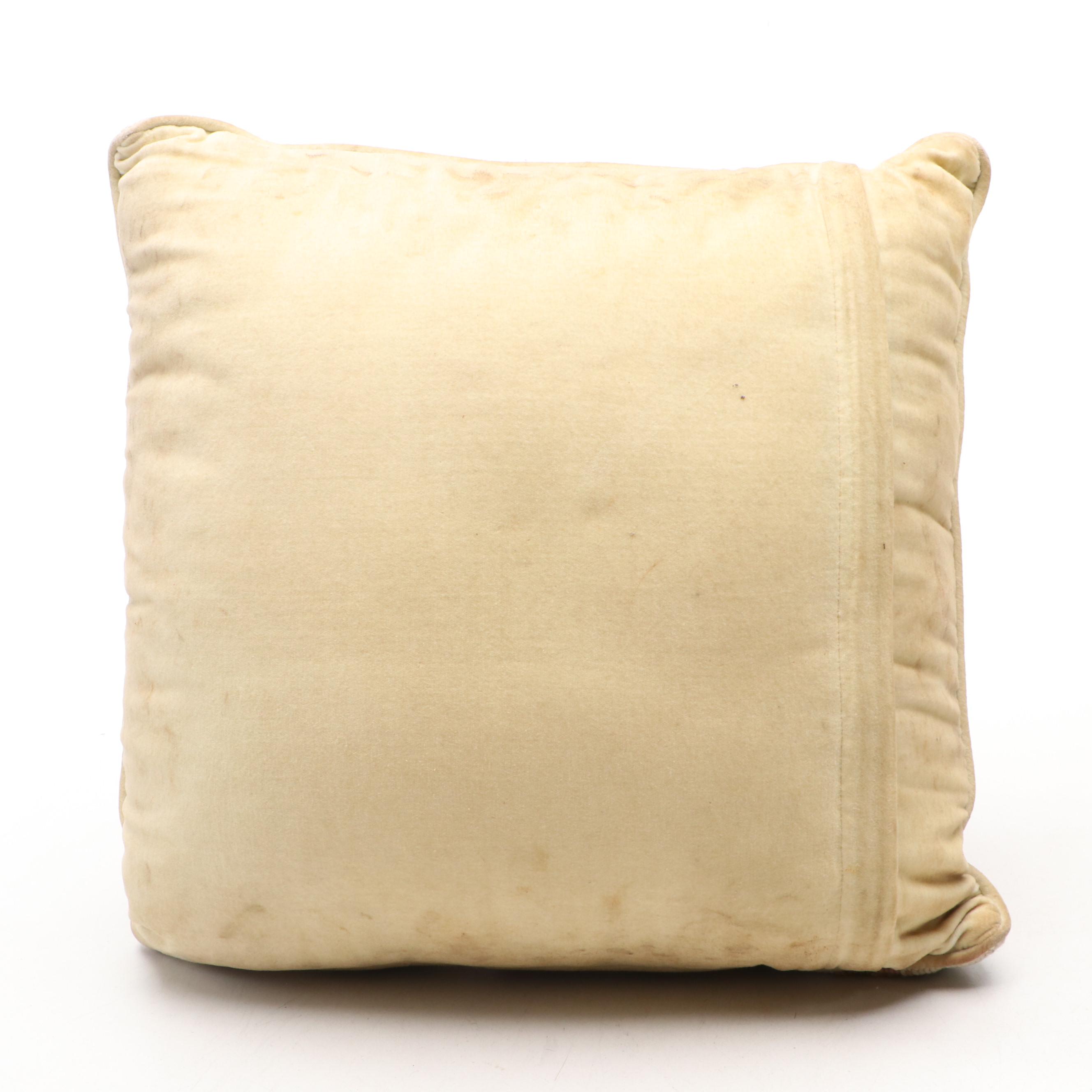 Botanical and Fruit Needlepoint Accent Pillows