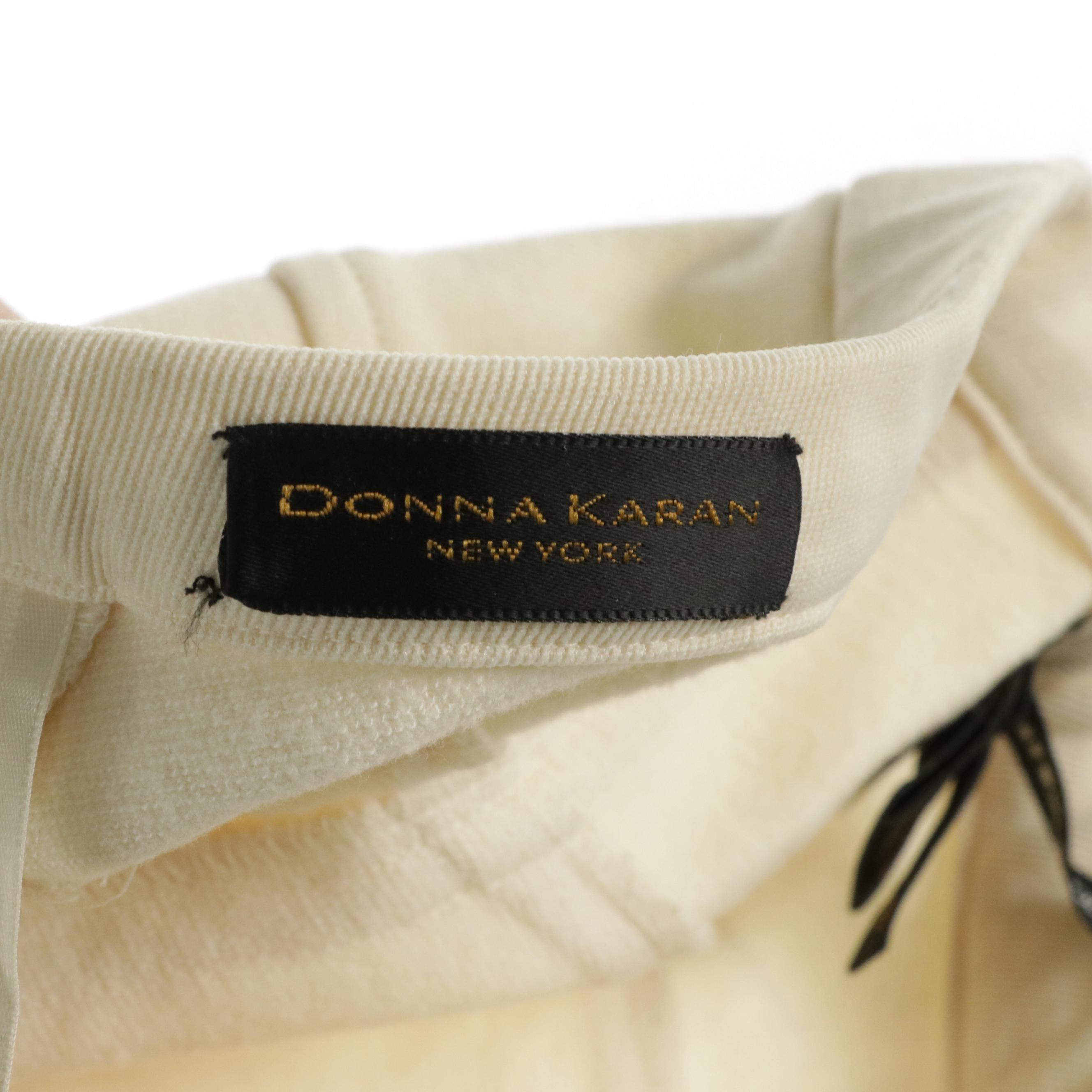 Donna Karan Rayon Blend Flat-Front Pants from Bergdorf Goodman