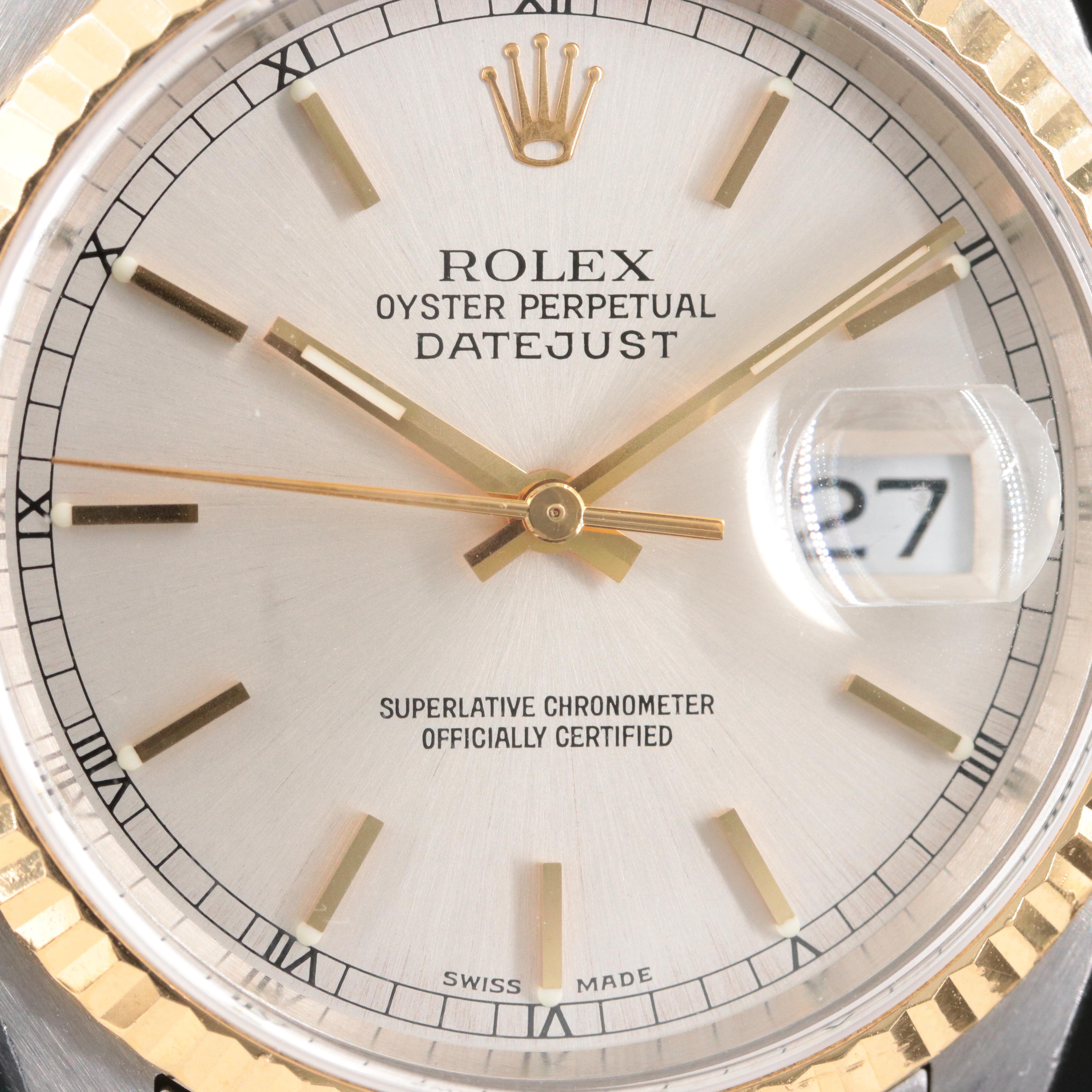 2000 Rolex Datejust Model 16233 Watch