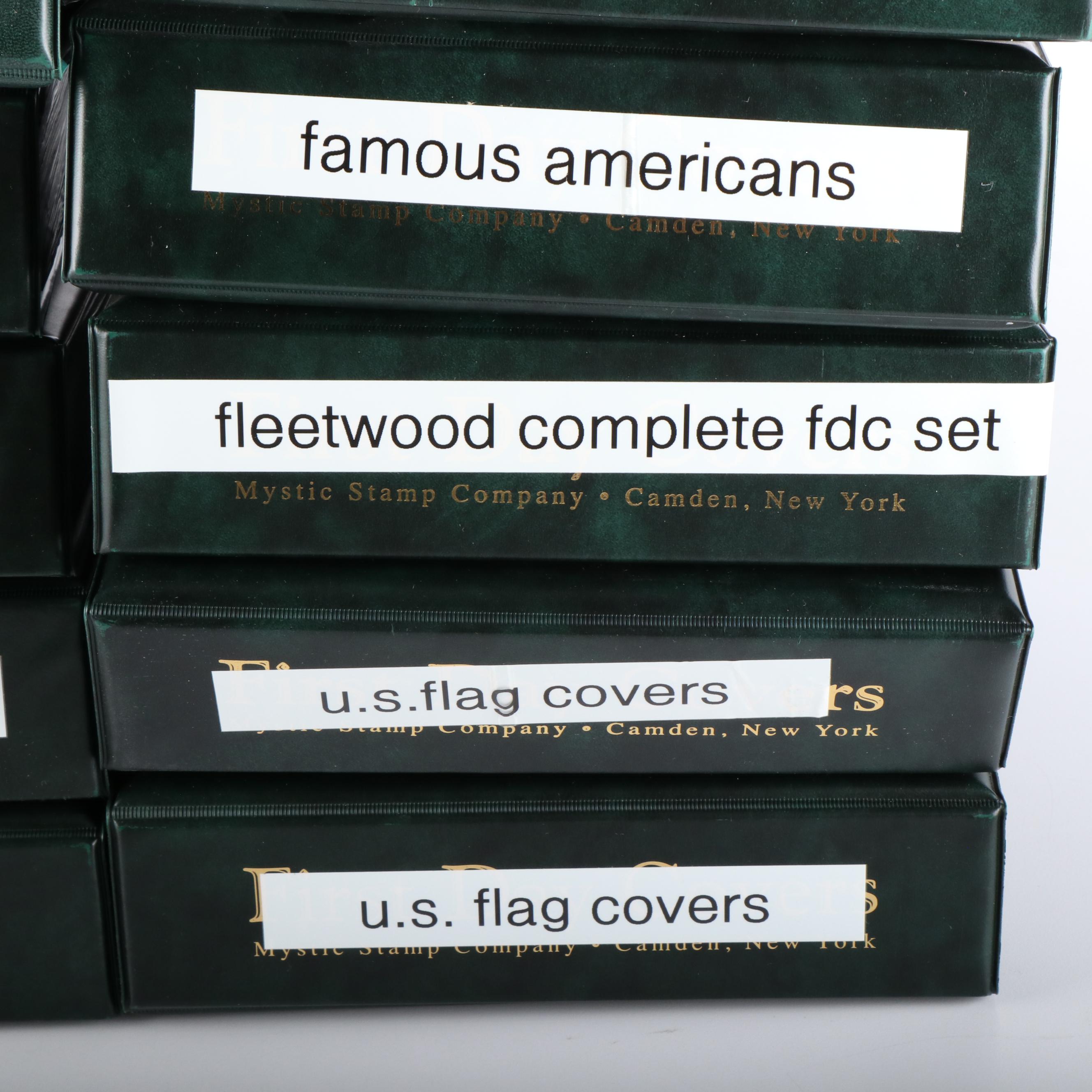 Eleven Albums of U.S. First Day Covers, Unaddressed, Various Subjects