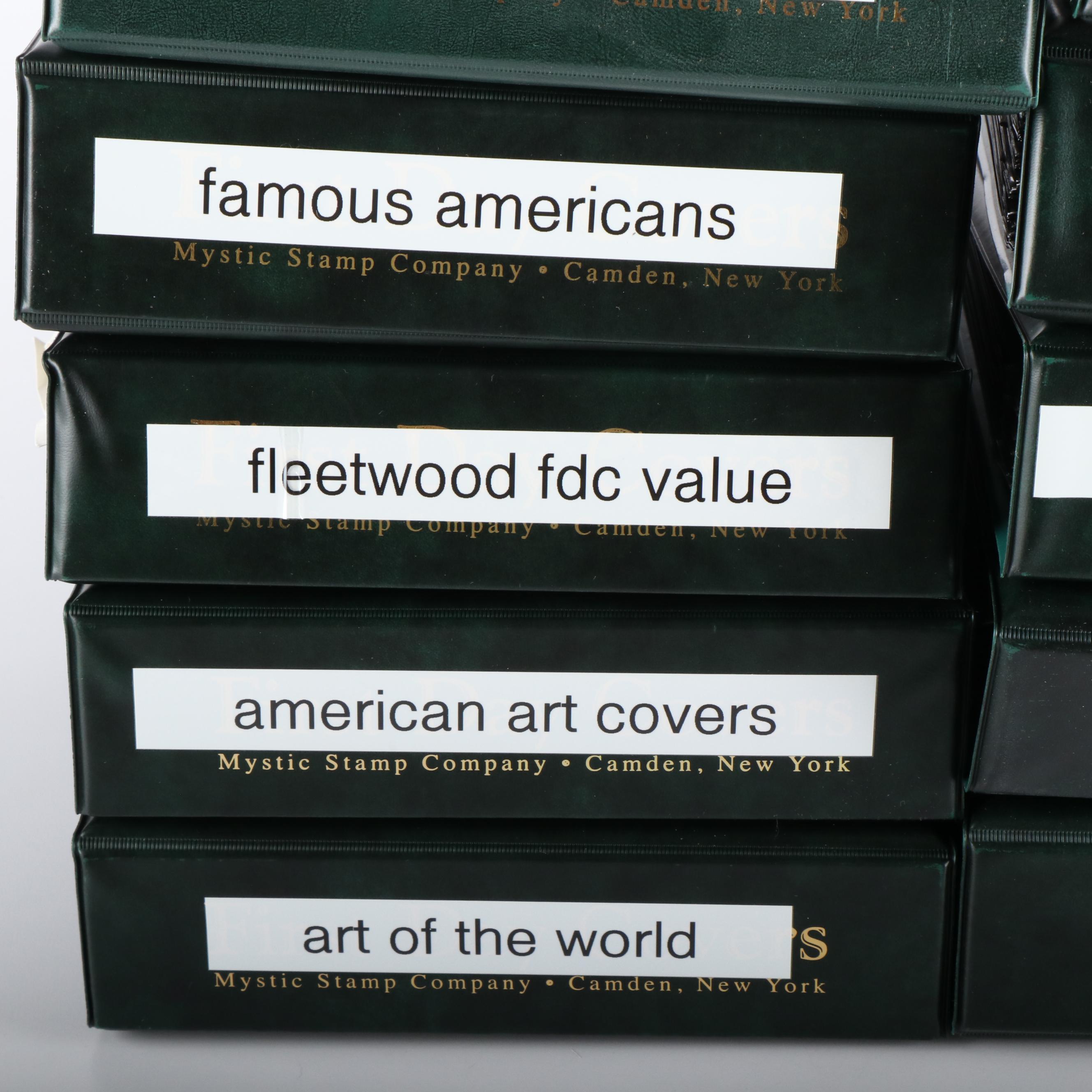 Eleven Albums of U.S. First Day Covers, Unaddressed, Various Subjects