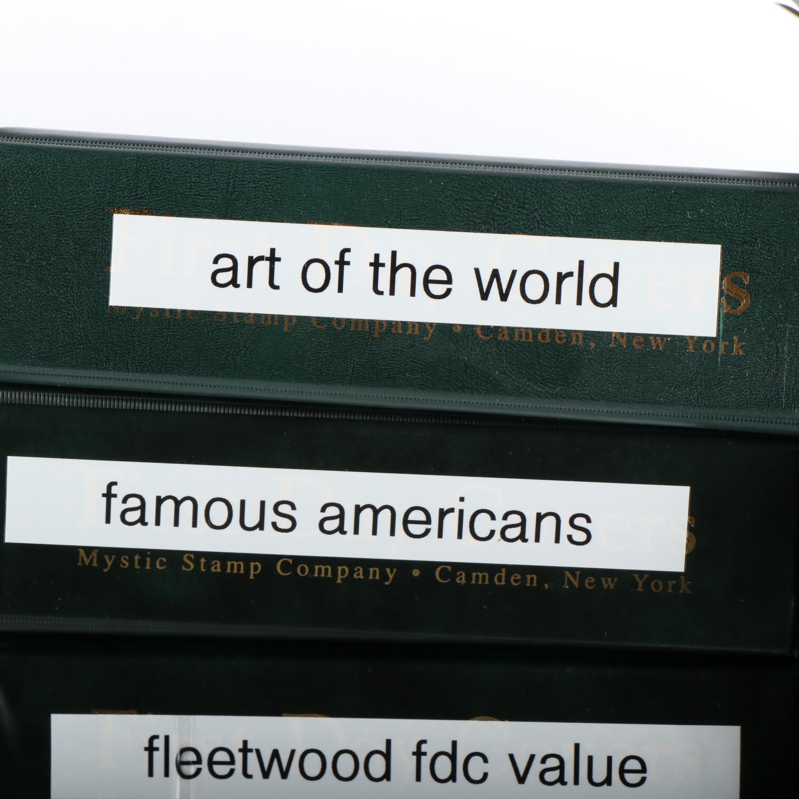 Eleven Albums of U.S. First Day Covers, Unaddressed, Various Subjects